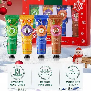 Крем для рук Рождественский набор Plant Fragrance 4 шт Рождественские подарки synthetic.ua - Фото 1