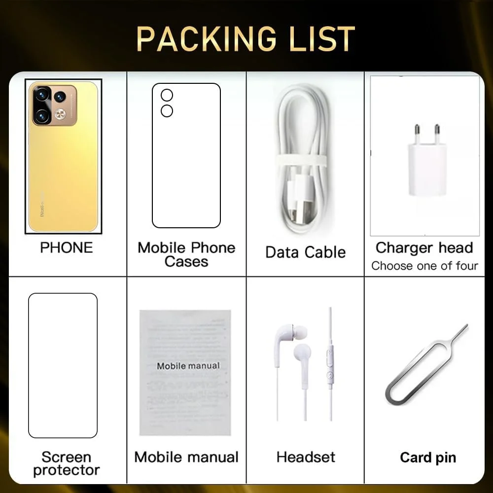 Смартфон Note40pro 4G 3GB+32GB 6.3" Black, фото №4