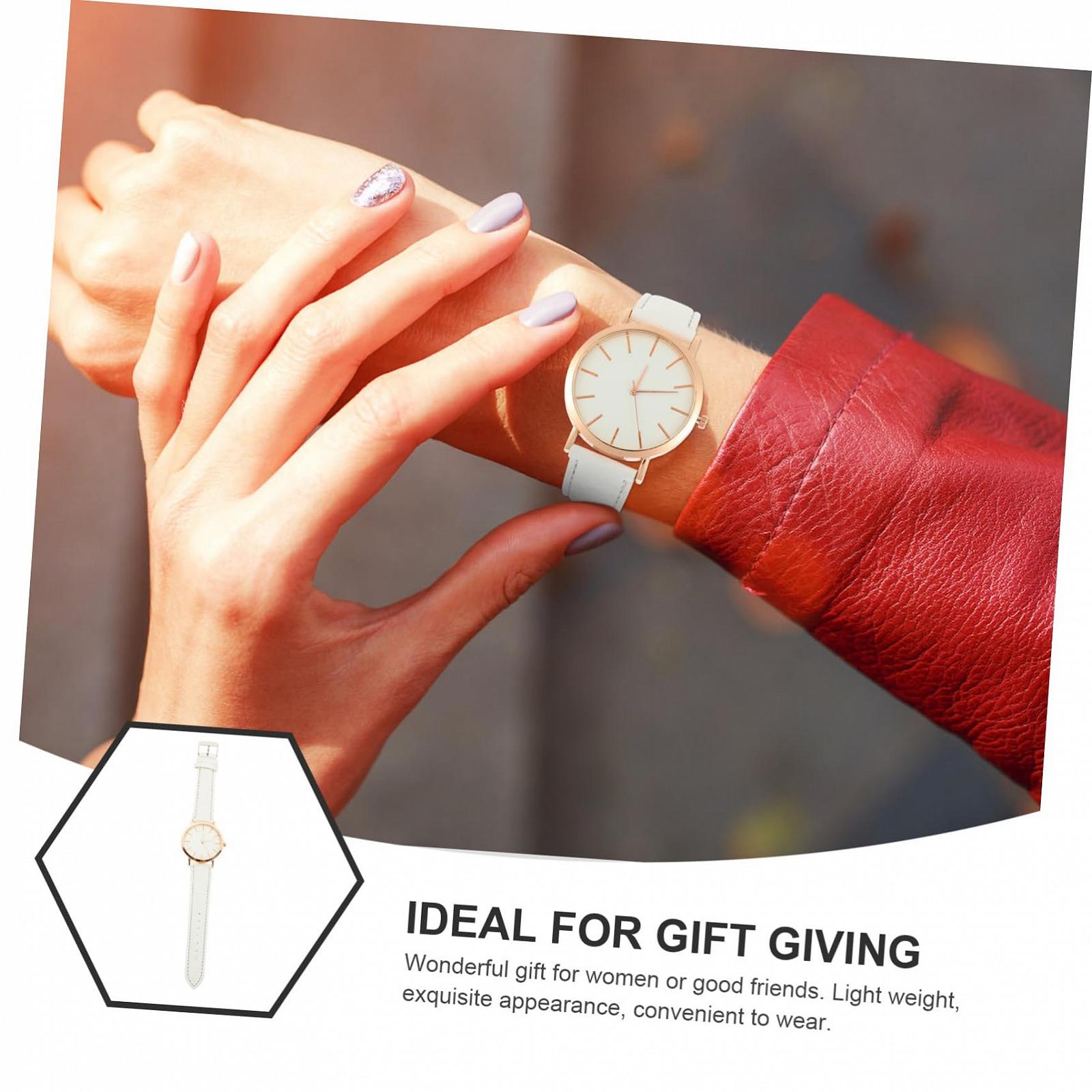 Часы WRITWAA Простые часы с браслетом Женские наручные часы Белый, фото №3 Часы WRITWAA Простые часы с браслетом Женские наручные часы Белый, фото №3