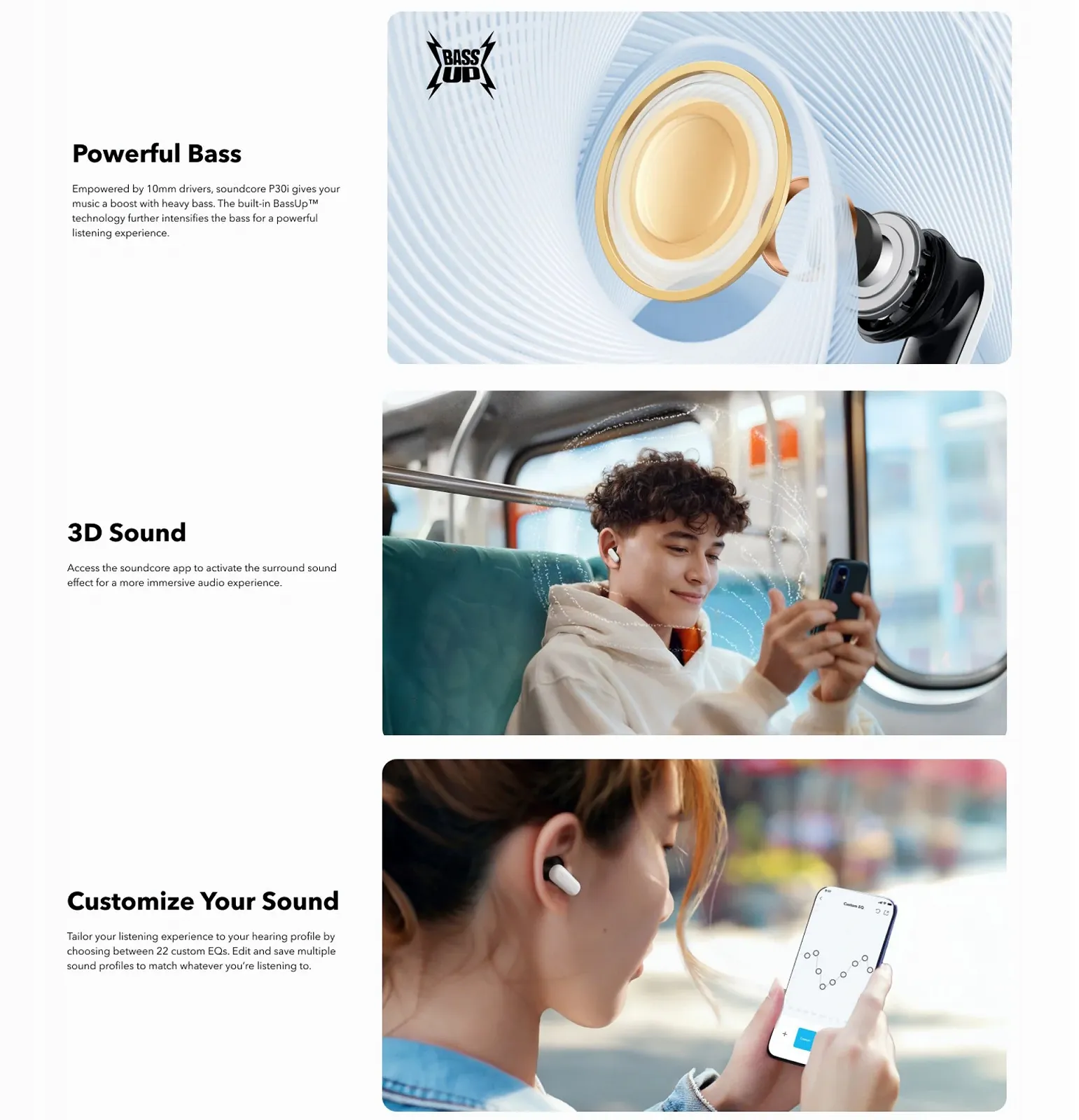 Навушники Anker Soundcore P30i ANC Black, фото №9