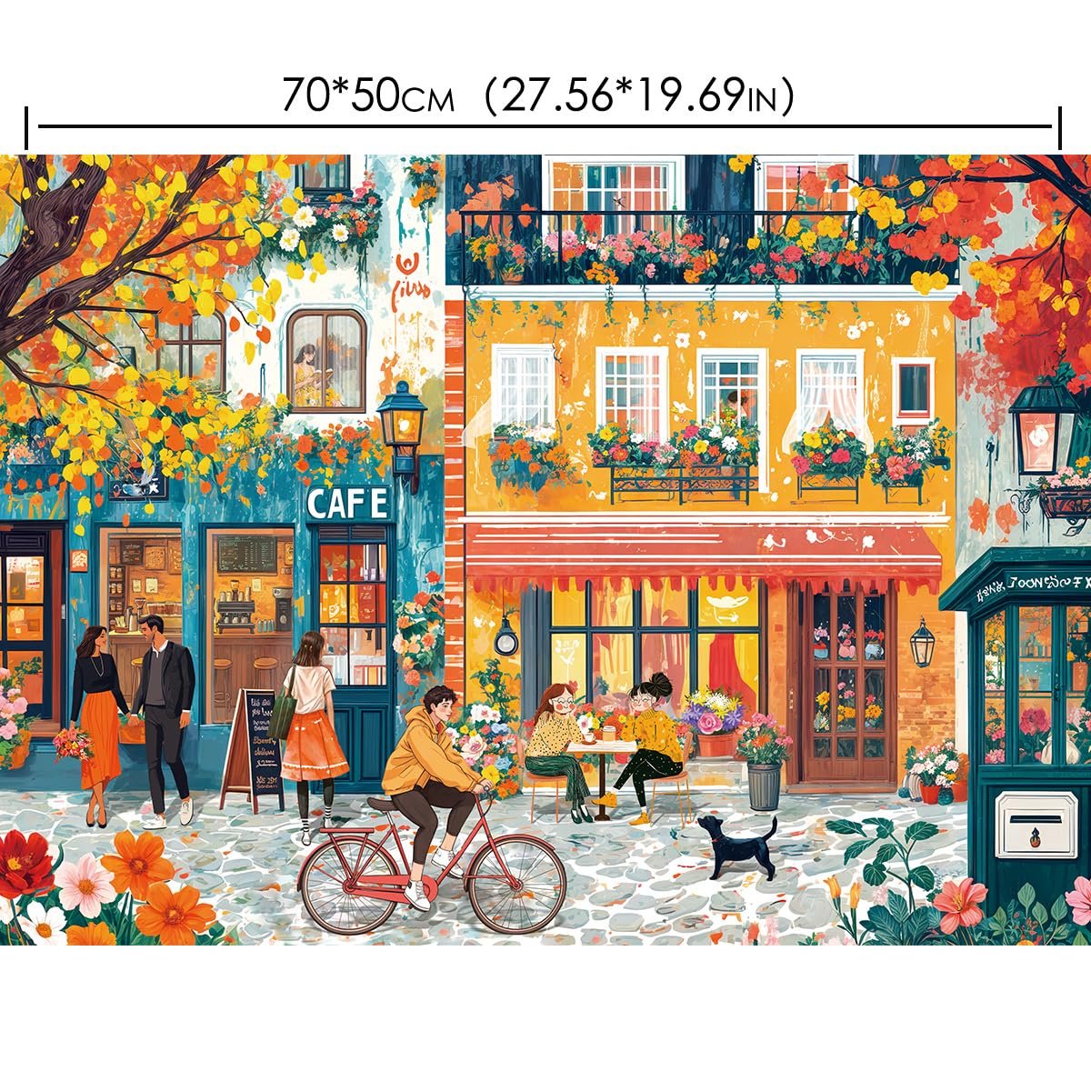 Пазл HUADADA Romantic Road 1000 деталей 70 x 50 см, фото №6