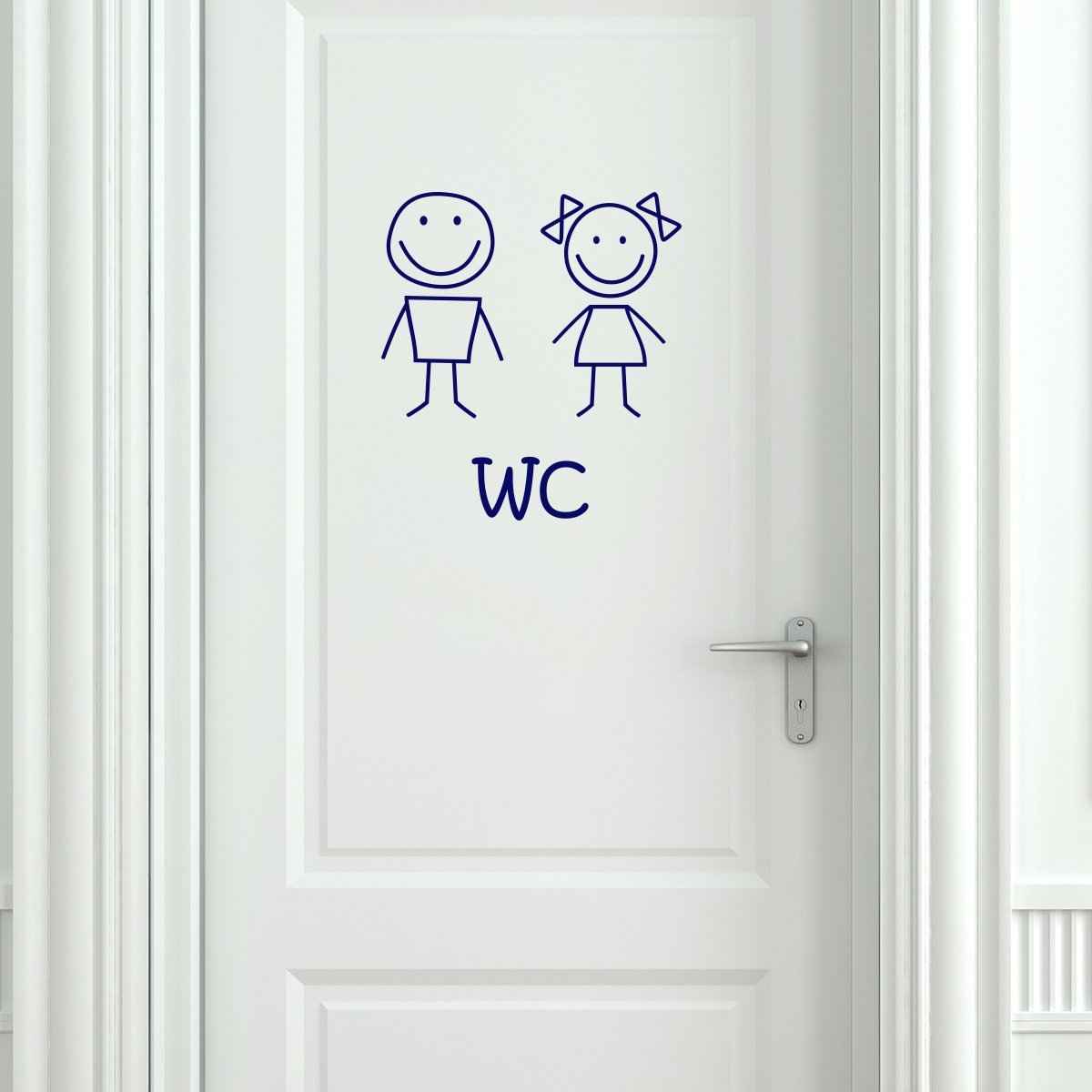 Наклейка на двері Wandkings Woman & Man Smiley Faces 11 x 12 см 33 кольори 5 розмірів, фото №2 Наклейка на двері Wandkings Woman & Man Smiley Faces 11 x 12 см 33 кольори 5 розмірів, фото №2