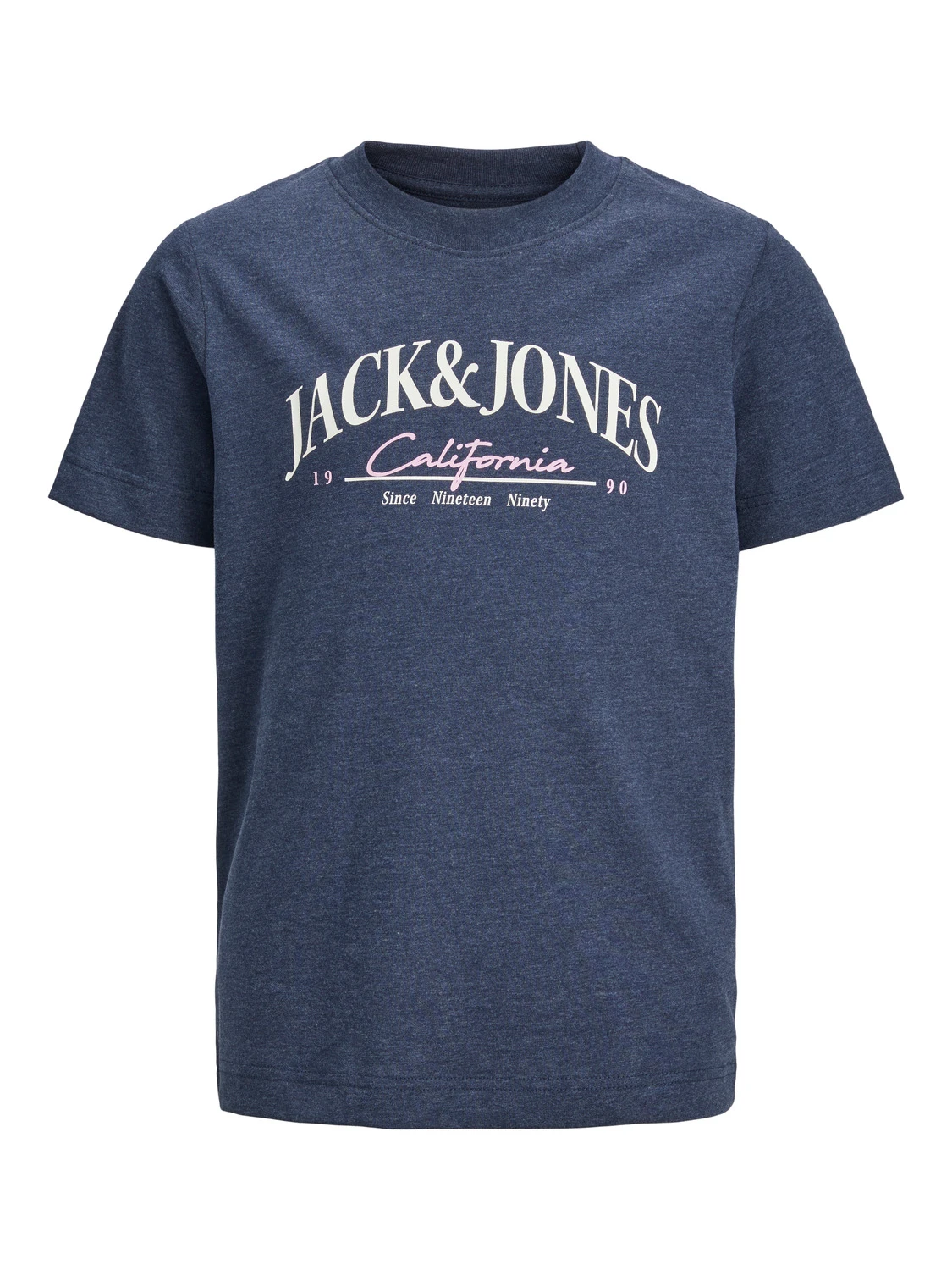 Футболка JORPALMA BRANDING TEE SS CREW NECK JNR 12235498- Blazer Jack&Jones Темно-синій M, фото №5