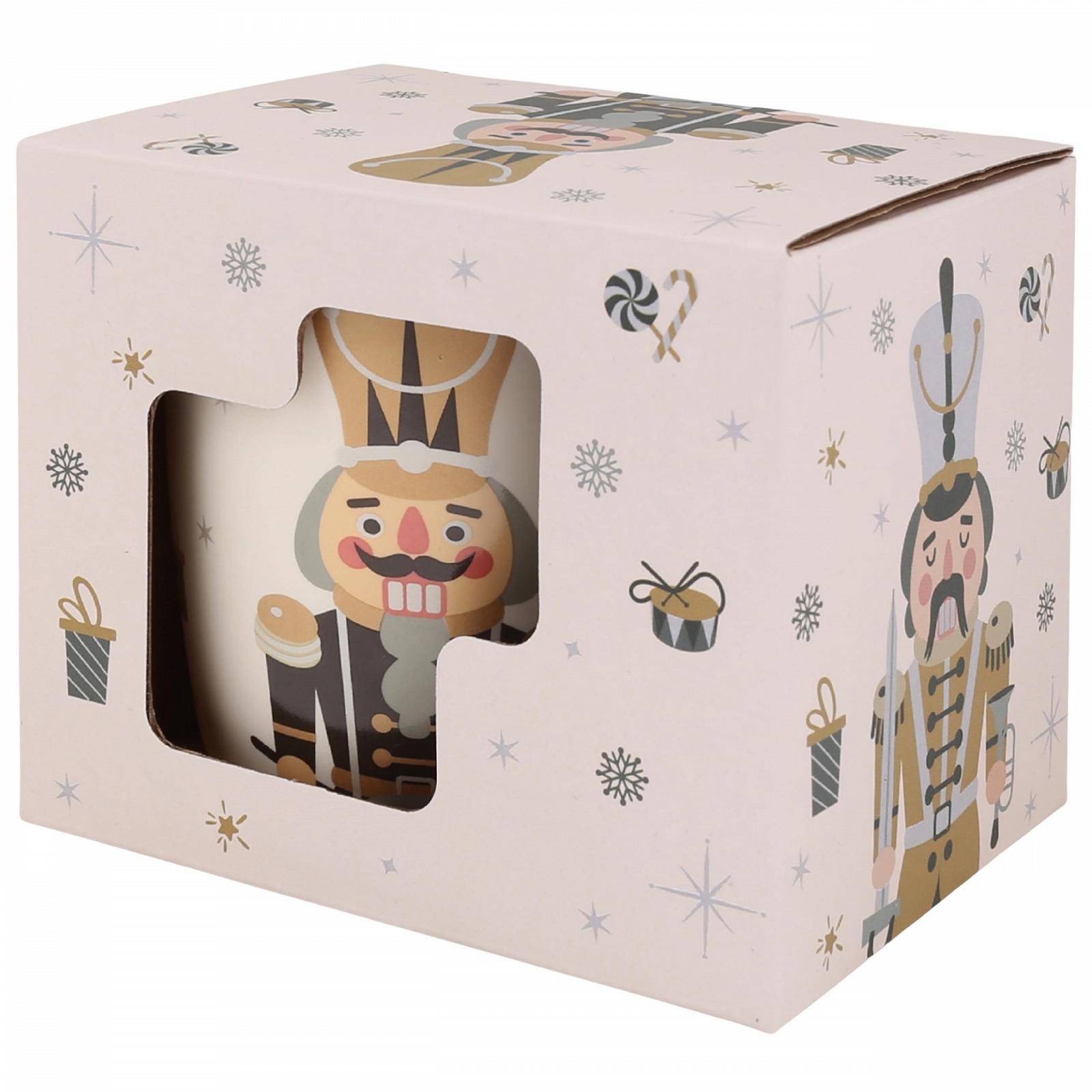 Різдвяна Кружка sarcia.eu Лускунчик - Упакована в подарункову коробку, кремова 365 мл (A), фото №7