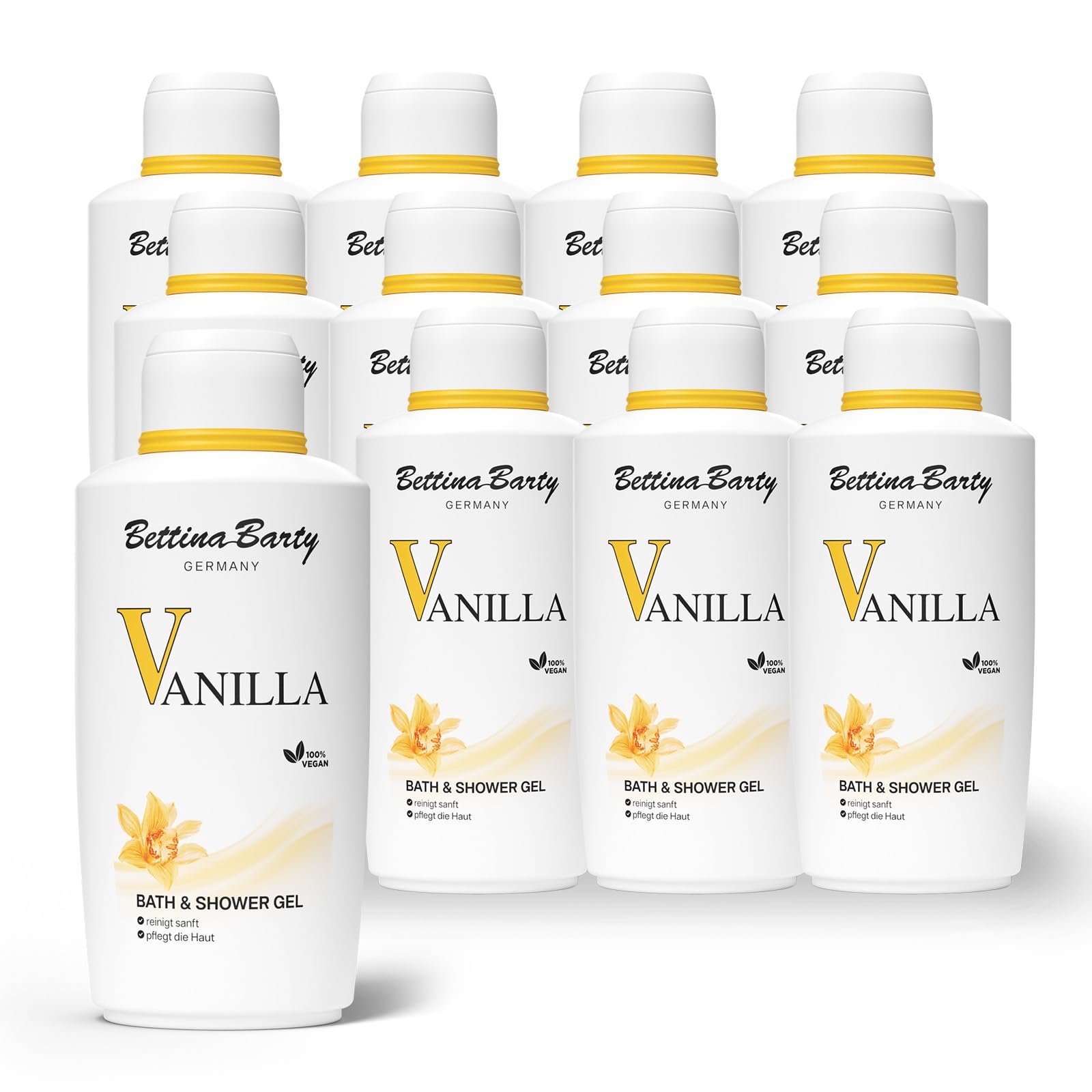 Гель для душу та ванни Bettina Barty Vanilla 12 x 500 мл, фото №1