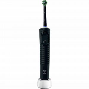 Зубна щітка електрична Oral-B Vitality Pro 3 режими, чорна synthetic.ua - Фото 1