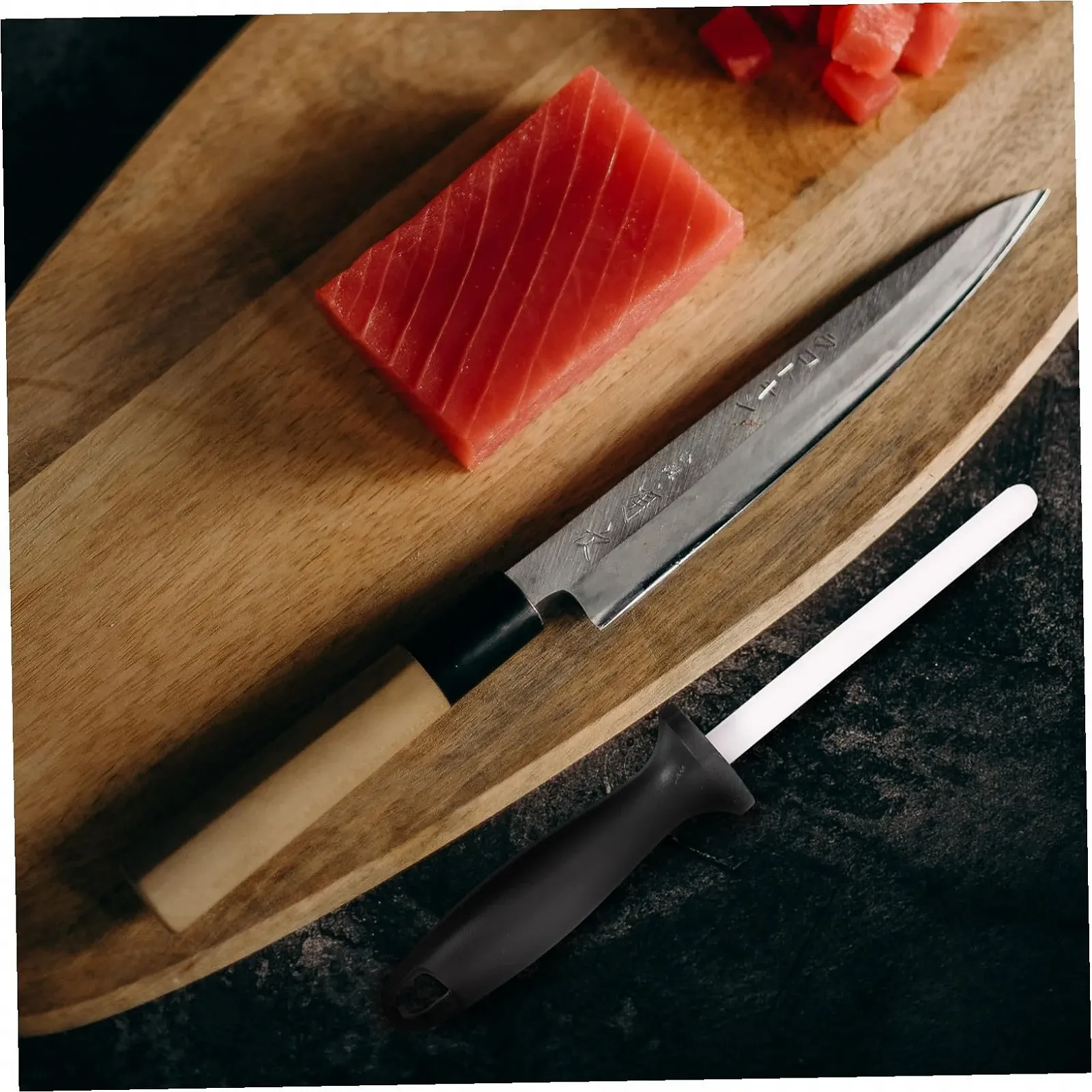 Керамический мусат для ножей Homoyoyo с эргономичной ручкой многофункциональный, фото №6