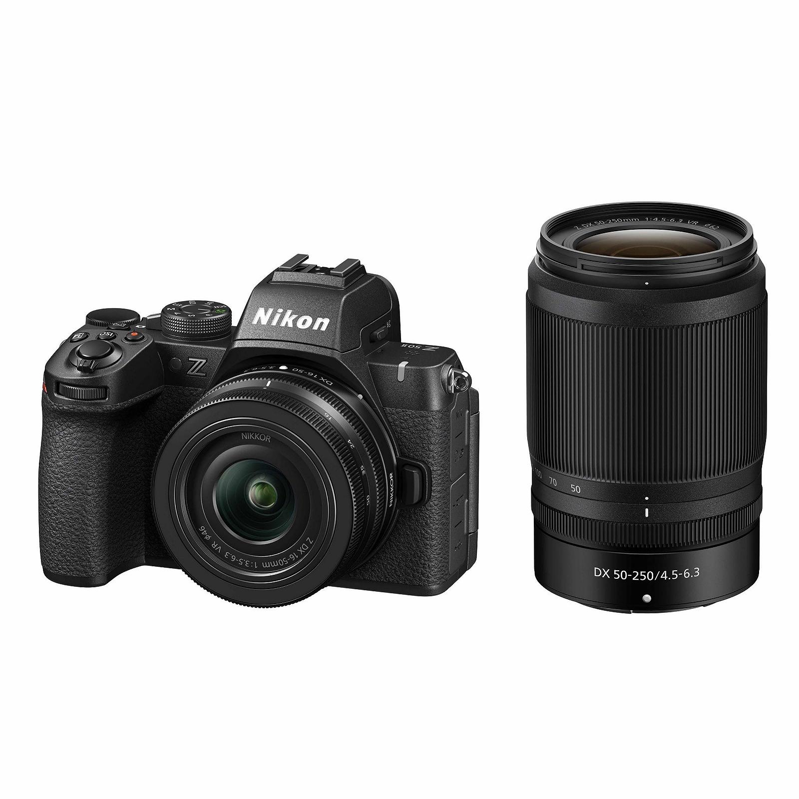 Фотоаппарат Nikon Z50II Kit 16-50 DX + 50-250 DX, 20.9 MP, 4k видео, фото №1