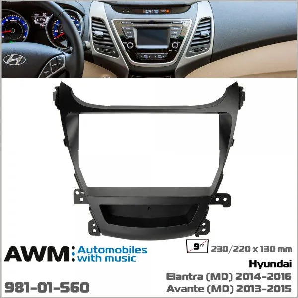 Перехідна рамка Hyundai Elantra Avante AWM 981-01-560, фото №5