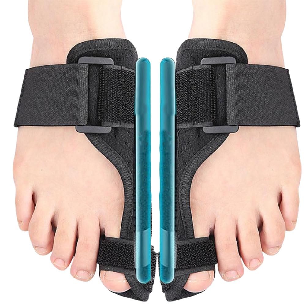 Роздільник для пальців ніг для корекції Hallux Valgus 1 пара Регульована пов'язка на шину для захисту, фото №1