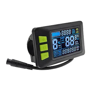 Велокомп'ютер Ausi LCD 24V 36V 48V 6 Pin Dashboard (SM) - Фото 1