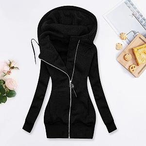 Зимове пальто Warmer Жіноче Однотонне Довга synthetic.ua - Фото 1