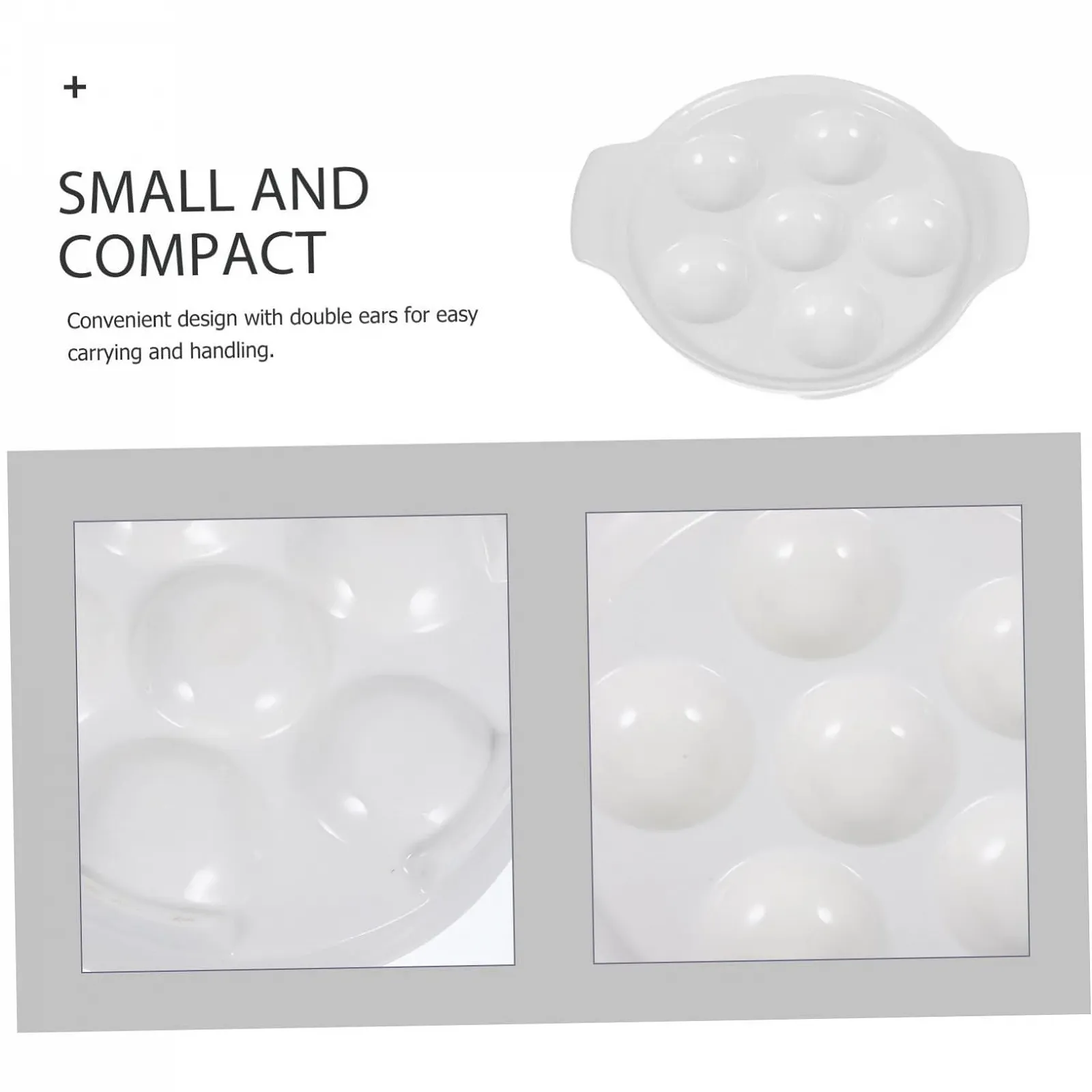 Набор форм для эскарго TOYANDONA 4 шт. Керамические термостойкие для улиток и морепродуктов, фото №4