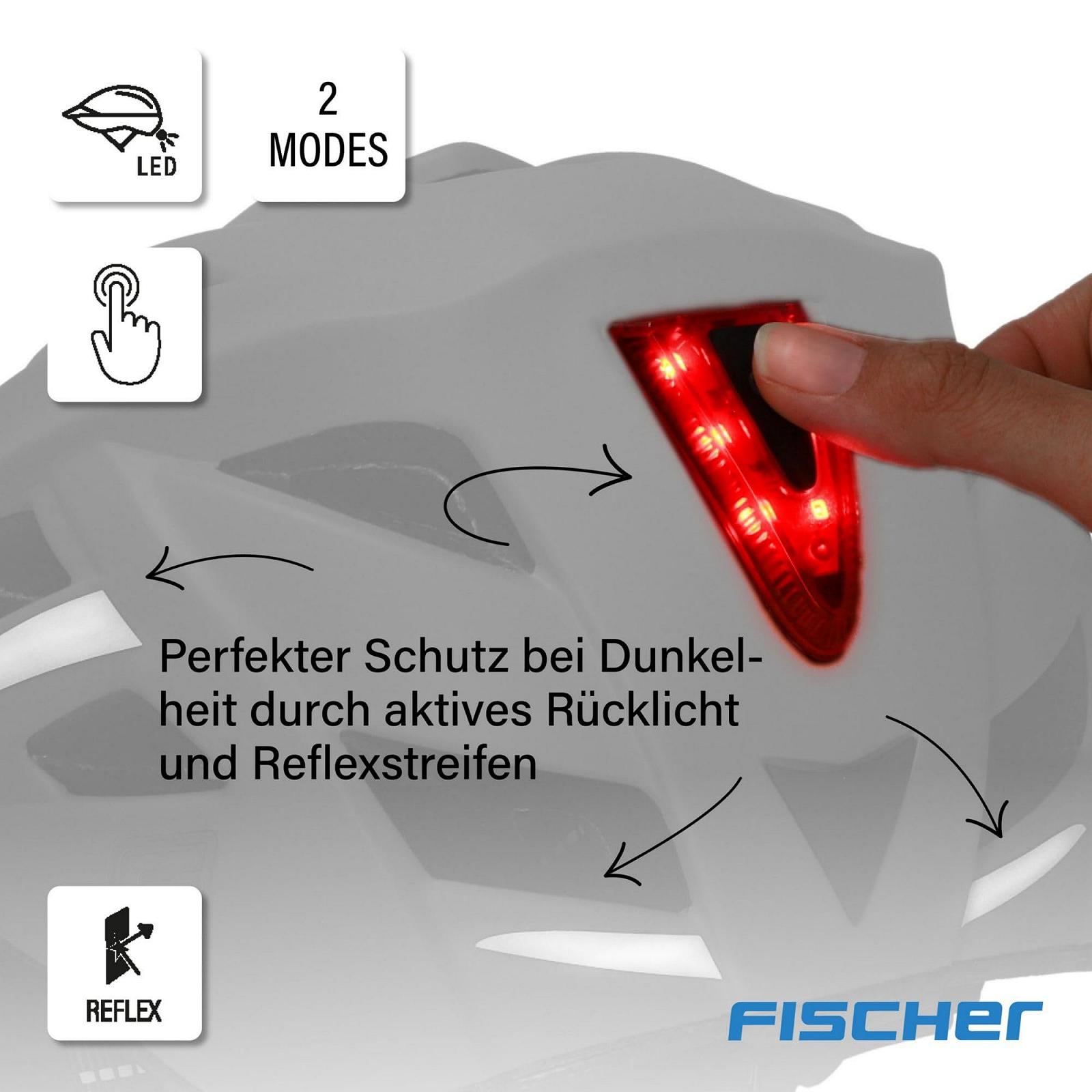 Шлем Fischer Urban Plus с LED подсветкой, фото №4