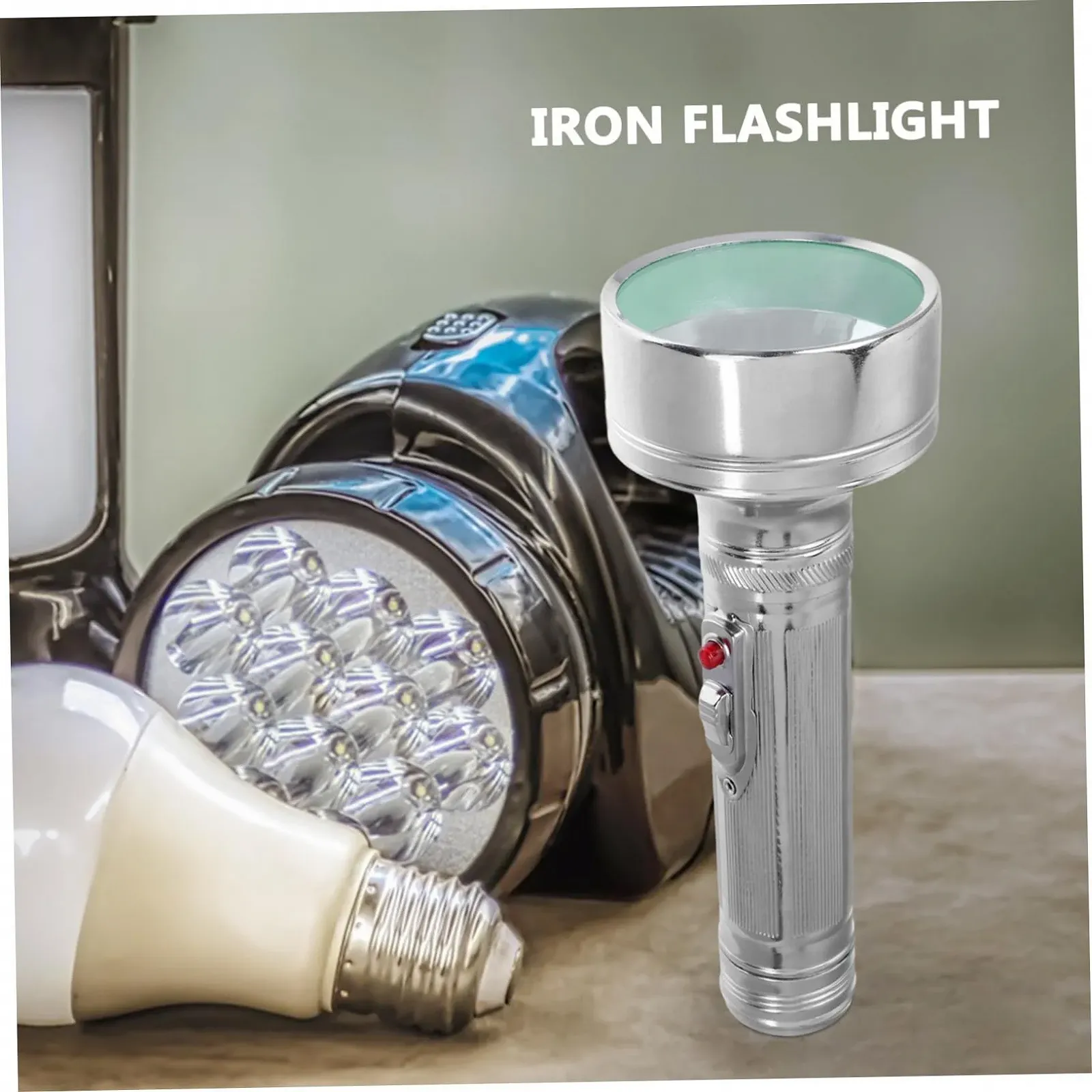 Ліхтар Металевий Ретро Портативний Вінтажний Залізний Ностальгічний Дизайн Декоративний для Сільського Будинку на Батарейках (без батарейок) для Кемпінгу, фото №5