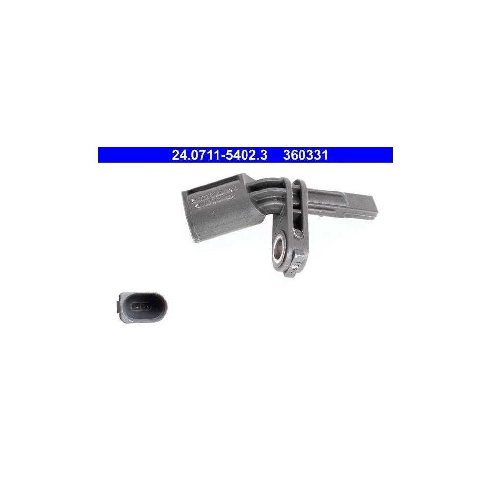 Датчик швидкості обертання колеса ATE 24.0711-5402.3 для PORSCHE SEAT SKODA VAG задня вісь, фото №1