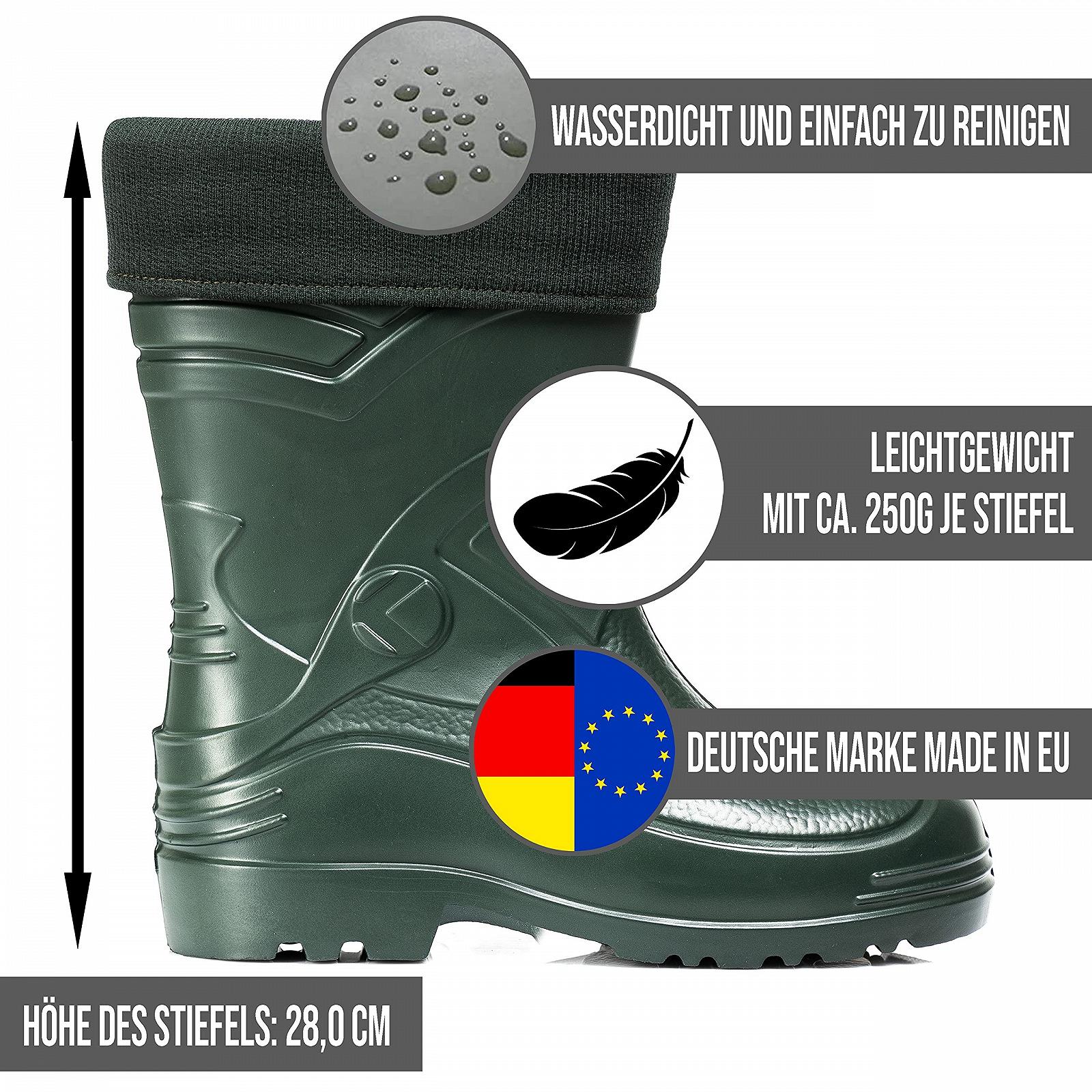 Ботинки CLIMBR Ultralight Lined Wellington Boots Мужские EVA Thermo 40-49 Тёплые Короткий голенище Зимние Рабочие с утеплителем, фото №3