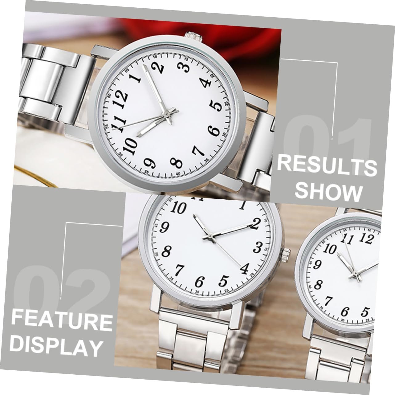 Годинник Beaupretty Сріблястий (2 шт.), фото №9