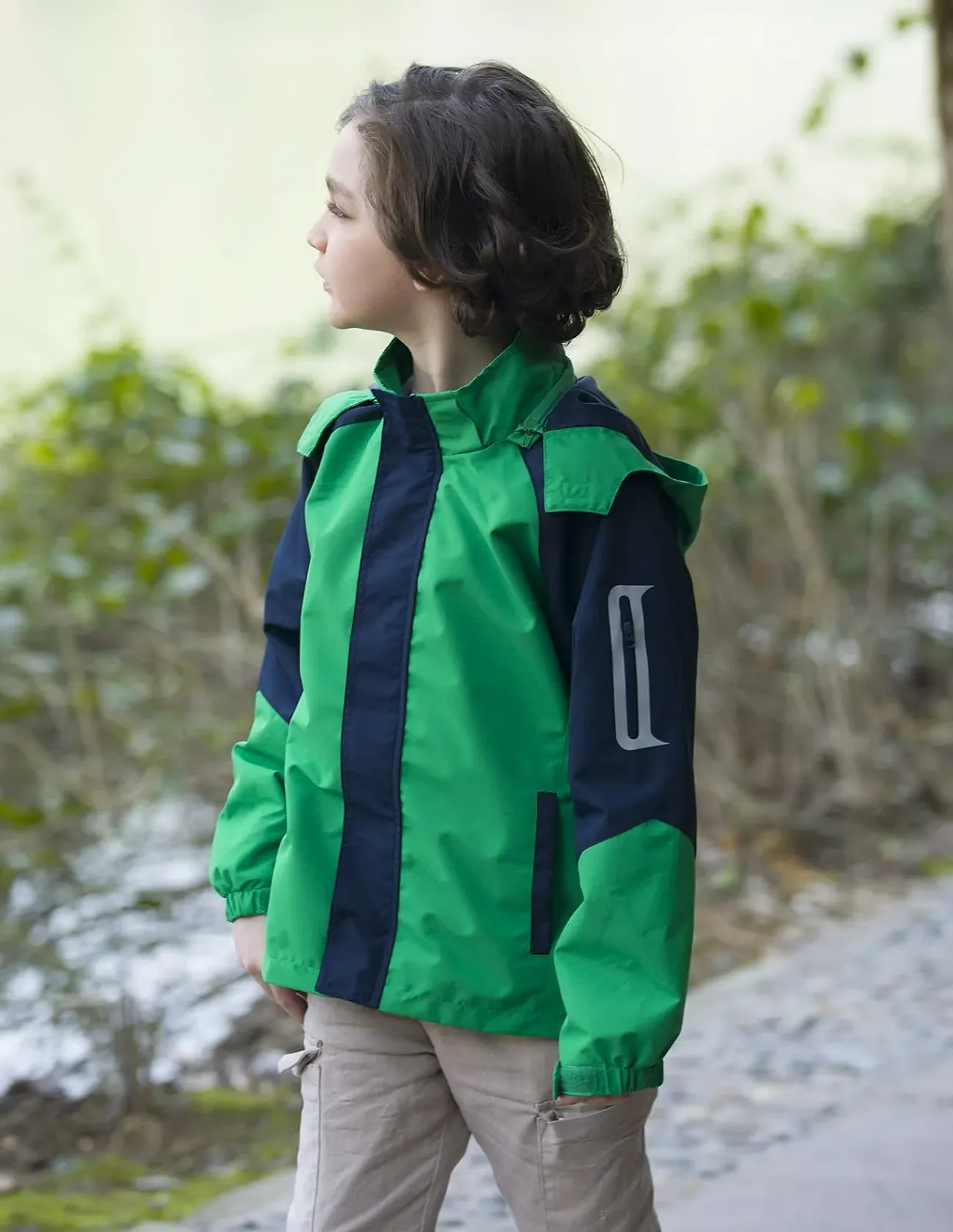 Дитяча дощова куртка ALXHUTE, перехідна куртка для хлопчиків і дівчаток, фото №4