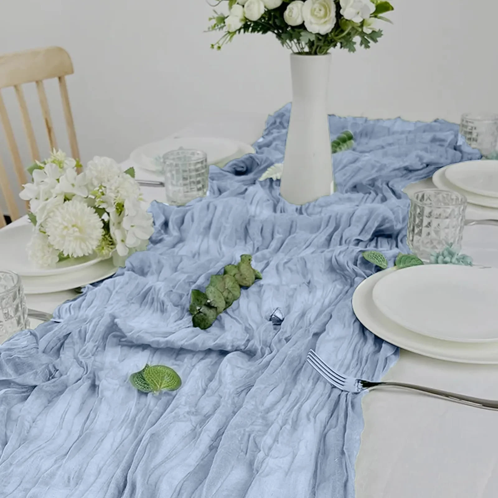 Ранер Pack of 10 Cheesecloth 90 x 300 см Mist Blue, фото №6 Ранер Pack of 10 Cheesecloth 90 x 300 см Mist Blue, фото №6