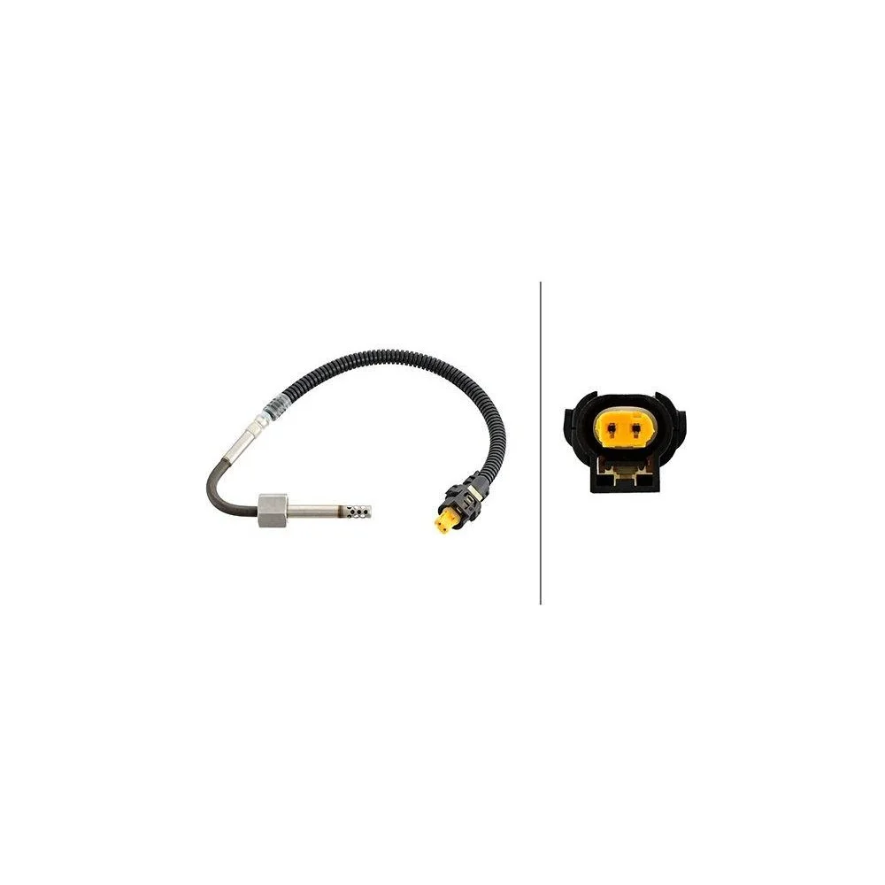 Датчик температуры отработавших газов HELLA 6PT 358 181-681 для MERCEDES-BENZ перед катализатором, фото №1