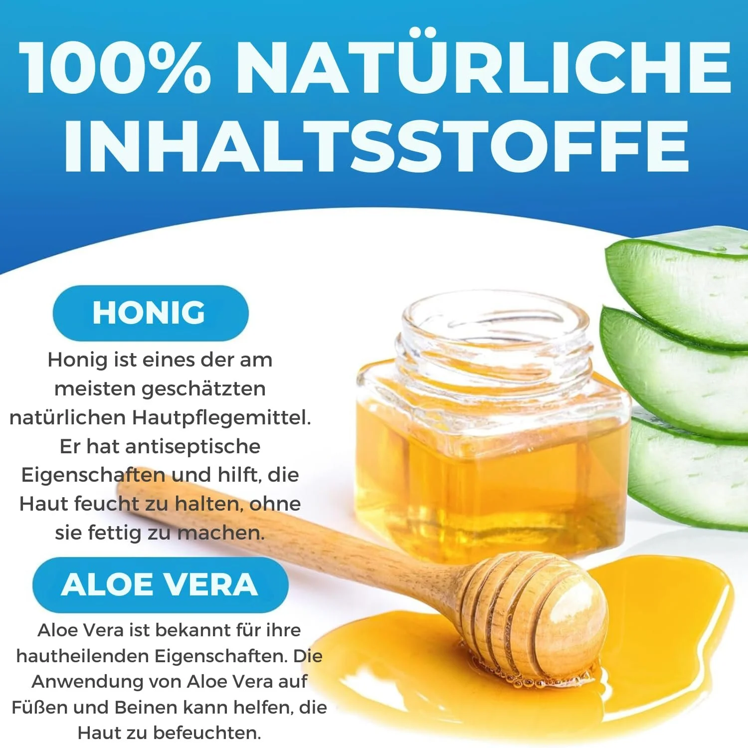 Бальзам для ніг Imperial Feet Foot Balm Soft з медом та алое зволожувальний без ароматизаторів 150 мл, фото №3