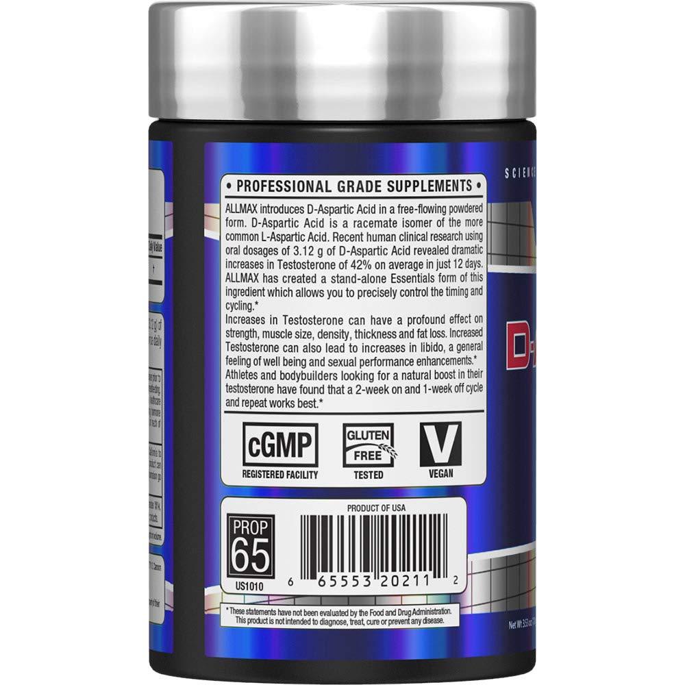 D-аспарагиновая кислота AllMax D-Aspartic Acid 100 g, фото №2