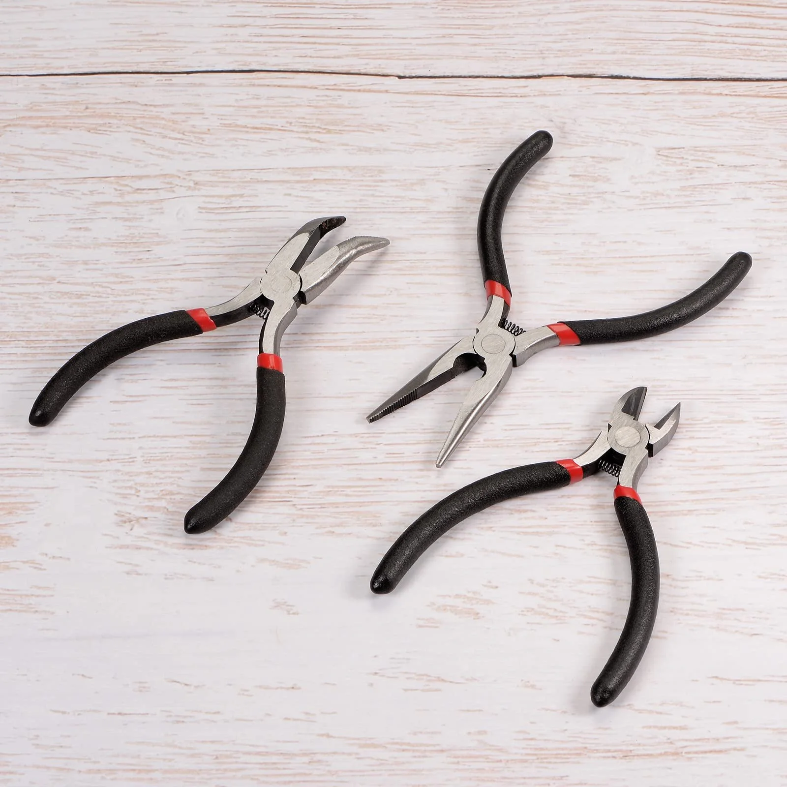 Мини плоскогубцы изогнутые sourcing map 5 дюймов зубчатые изогнутые прецизионные плоскогубцы с черной пластиковой ручкой, фото №6 Мини плоскогубцы изогнутые sourcing map 5 дюймов зубчатые изогнутые прецизионные плоскогубцы с черной пластиковой ручкой, фото №6