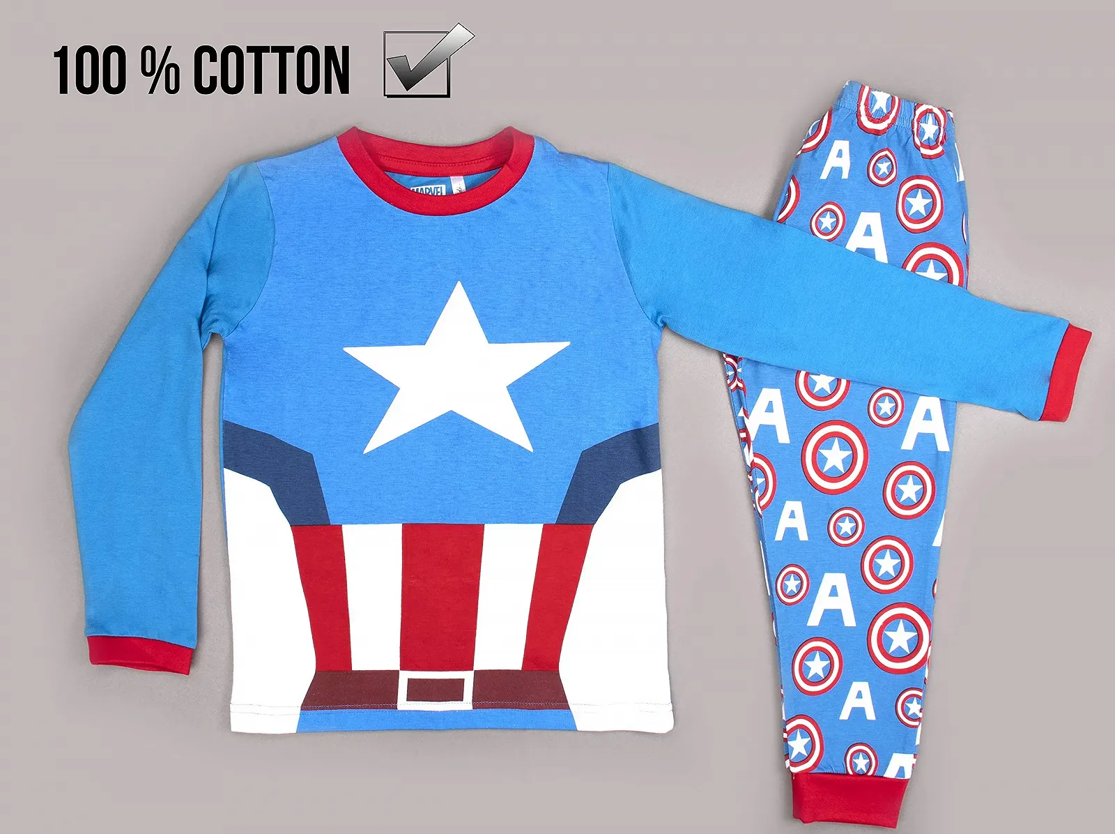 Комплект пижамы Marvel для мальчиков, фото №6