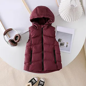 Детский утепленный жилет для холодного времени года как удобная верхняя одежда для отдыха synthetic.ua - Фото 1