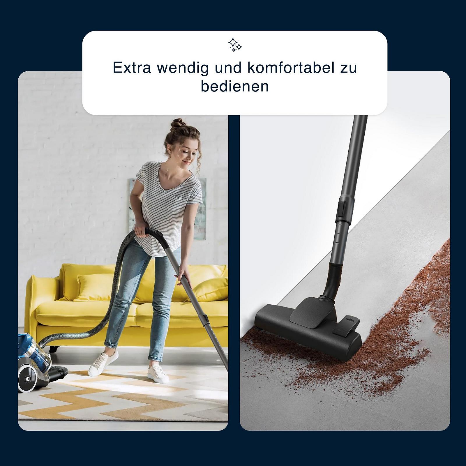 Пилосос Balter Vento A3 безмішковий 850 Вт висока потужність всмоктування великий контейнер 2 л циклонний HEPA фільтр, фото №3