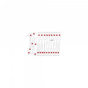 Пенопластовая вставка для органайзера KS TOOLS 811.0034-97 - Фото 1