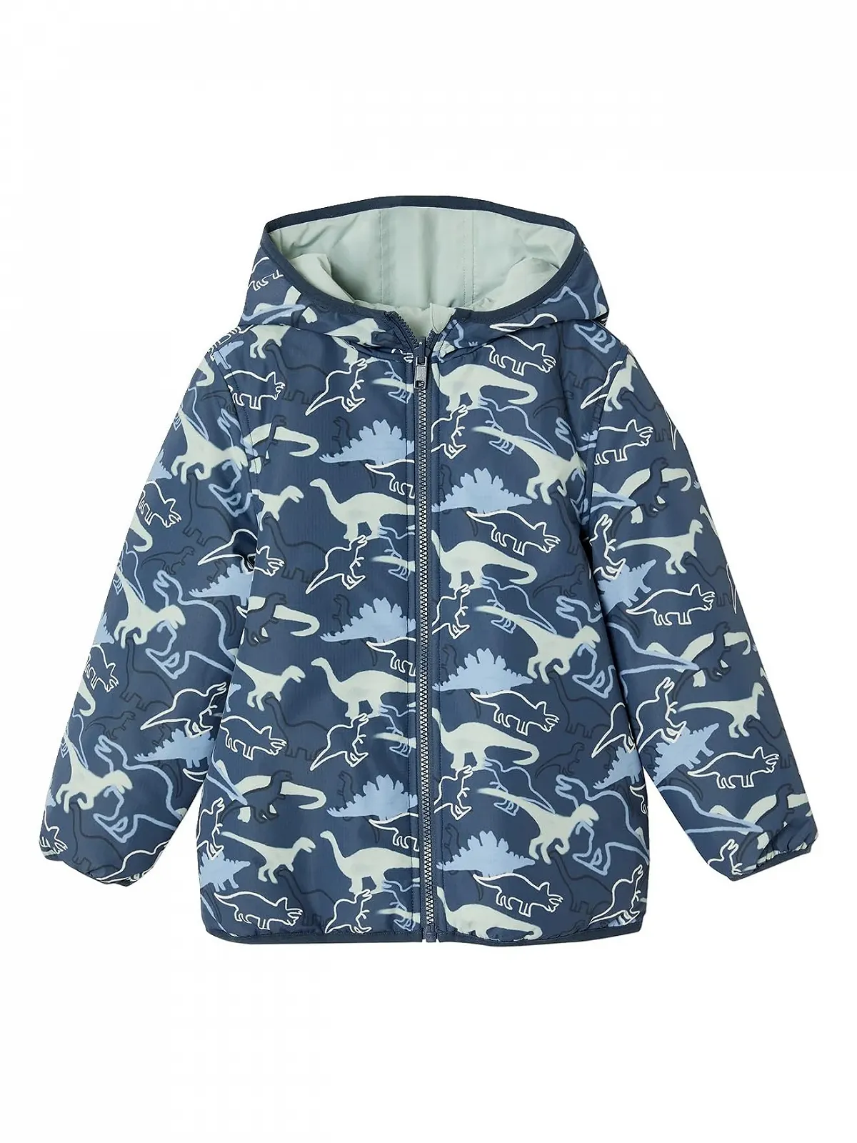 Легкая пуховая куртка для мальчиков VERTBAUDET, двухсторонняя, фото №1 Легкая пуховая куртка для мальчиков VERTBAUDET, двухсторонняя, фото №1