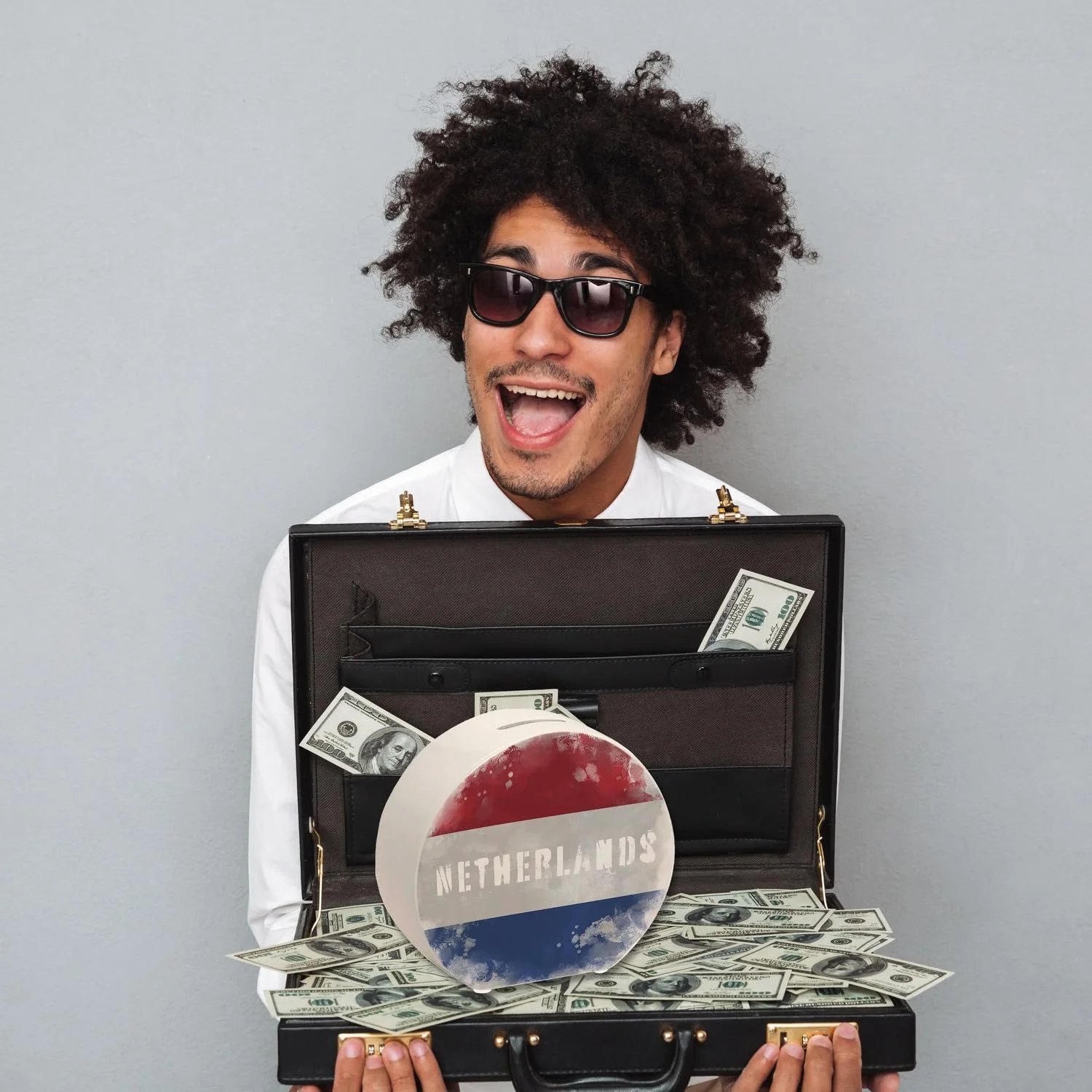 Скарбничка Нідерланди Прапор Used Look, фото №5