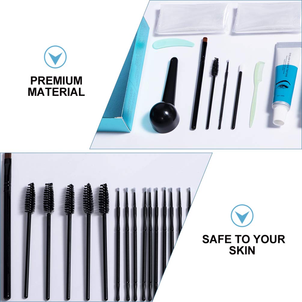 Lash Lurrose Eyebrow Colour Dye Kit with Comb Gel 1 Set Maroon, фото №2