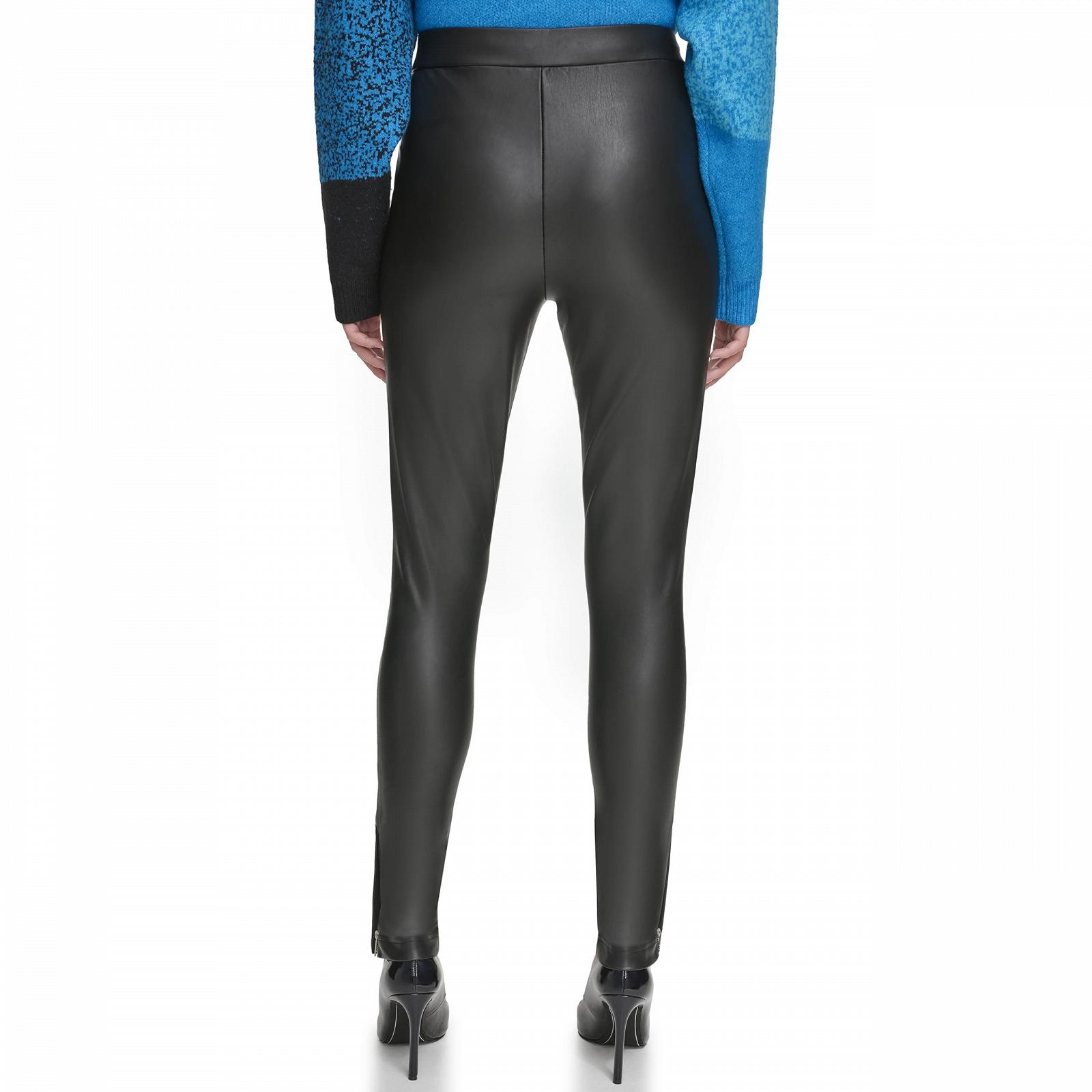 Леггинсы DKNY Pu с логотипом Женские, фото №3