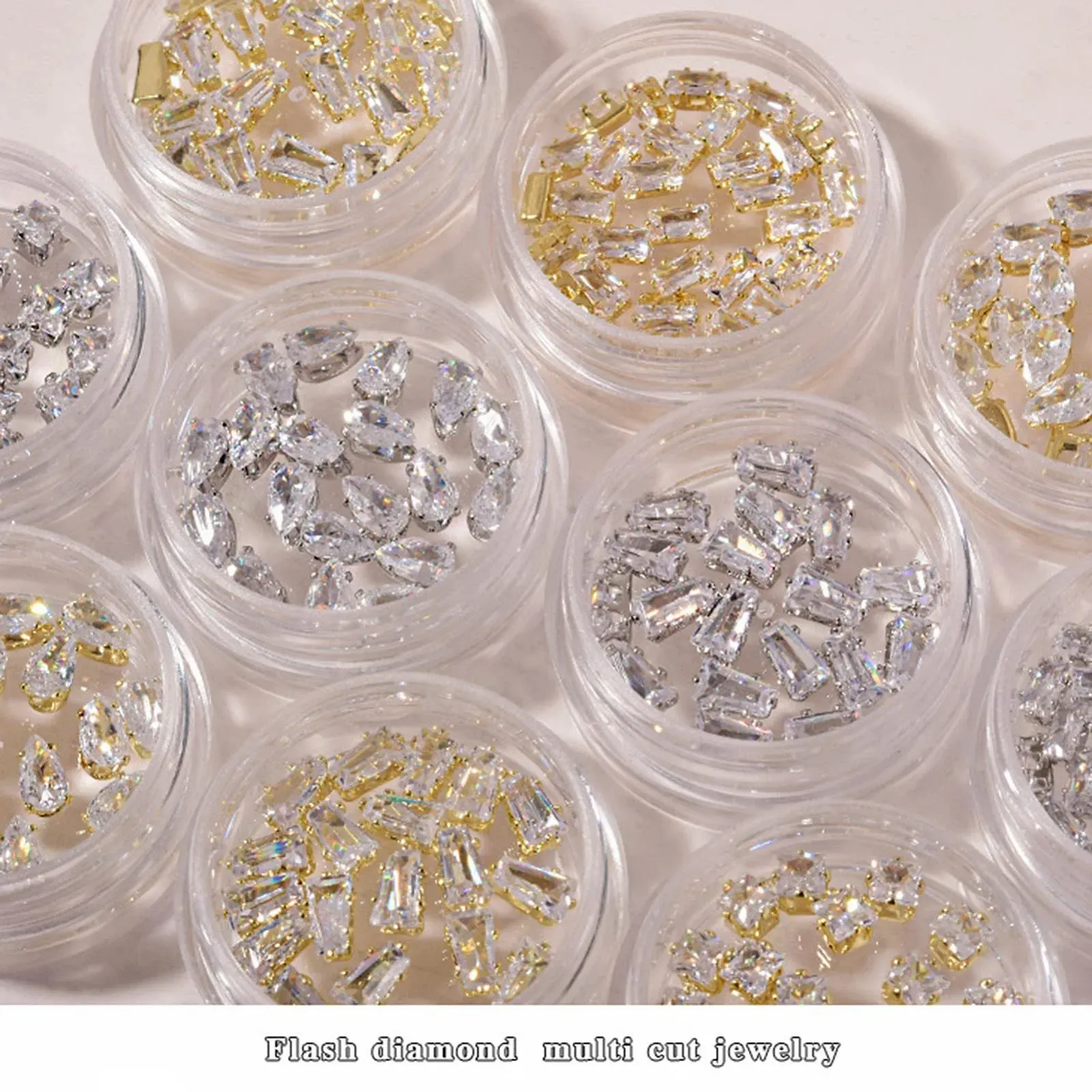 20 шт./коробка Блискучі Цирконій Ювелірні прикраси, фото №5 20 шт./коробка Блискучі Цирконій Ювелірні прикраси, фото №5