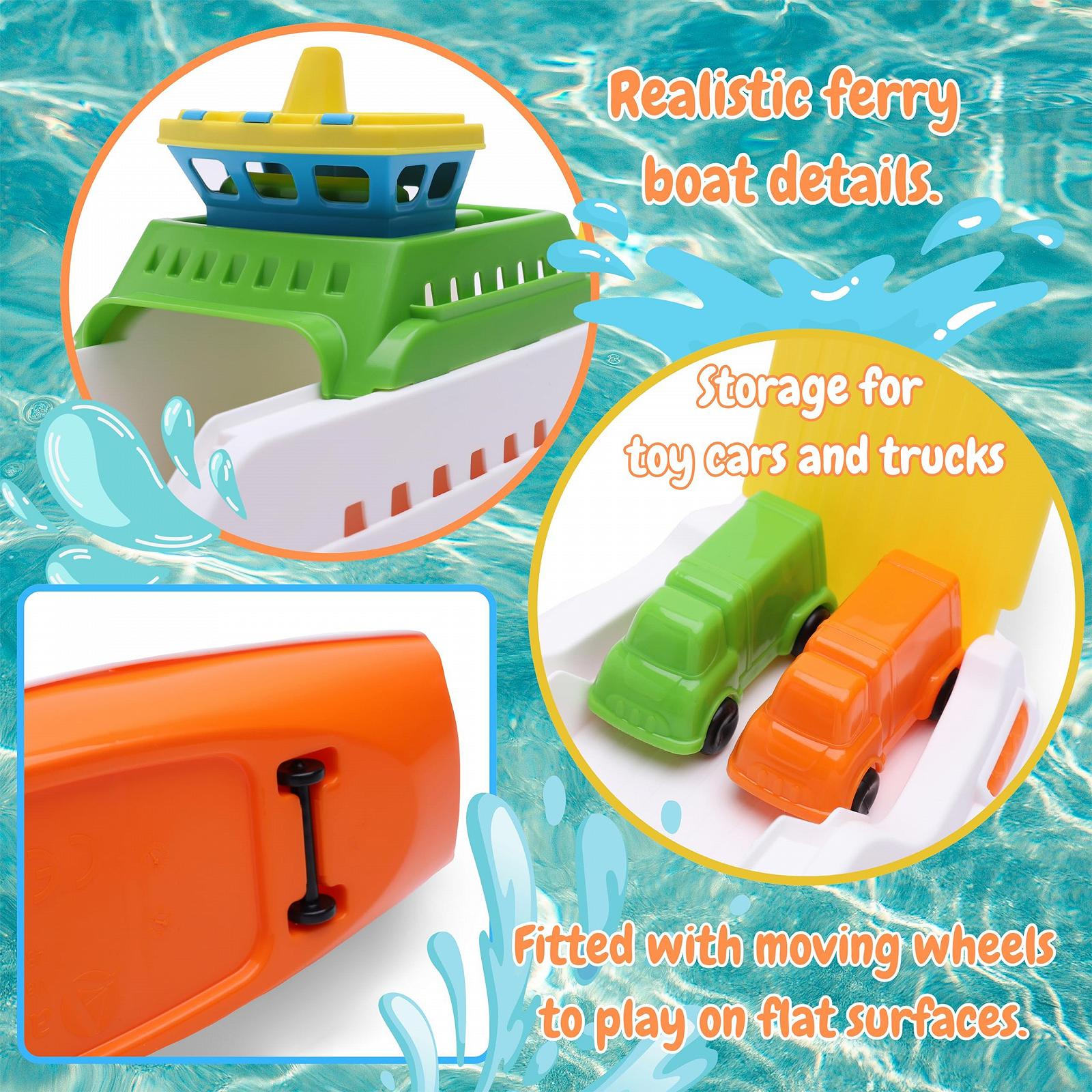 Пором Toyland 39 см (15 дюймів) Кольоровий з рухомими рампами та 4 міні-машинками, фото №4