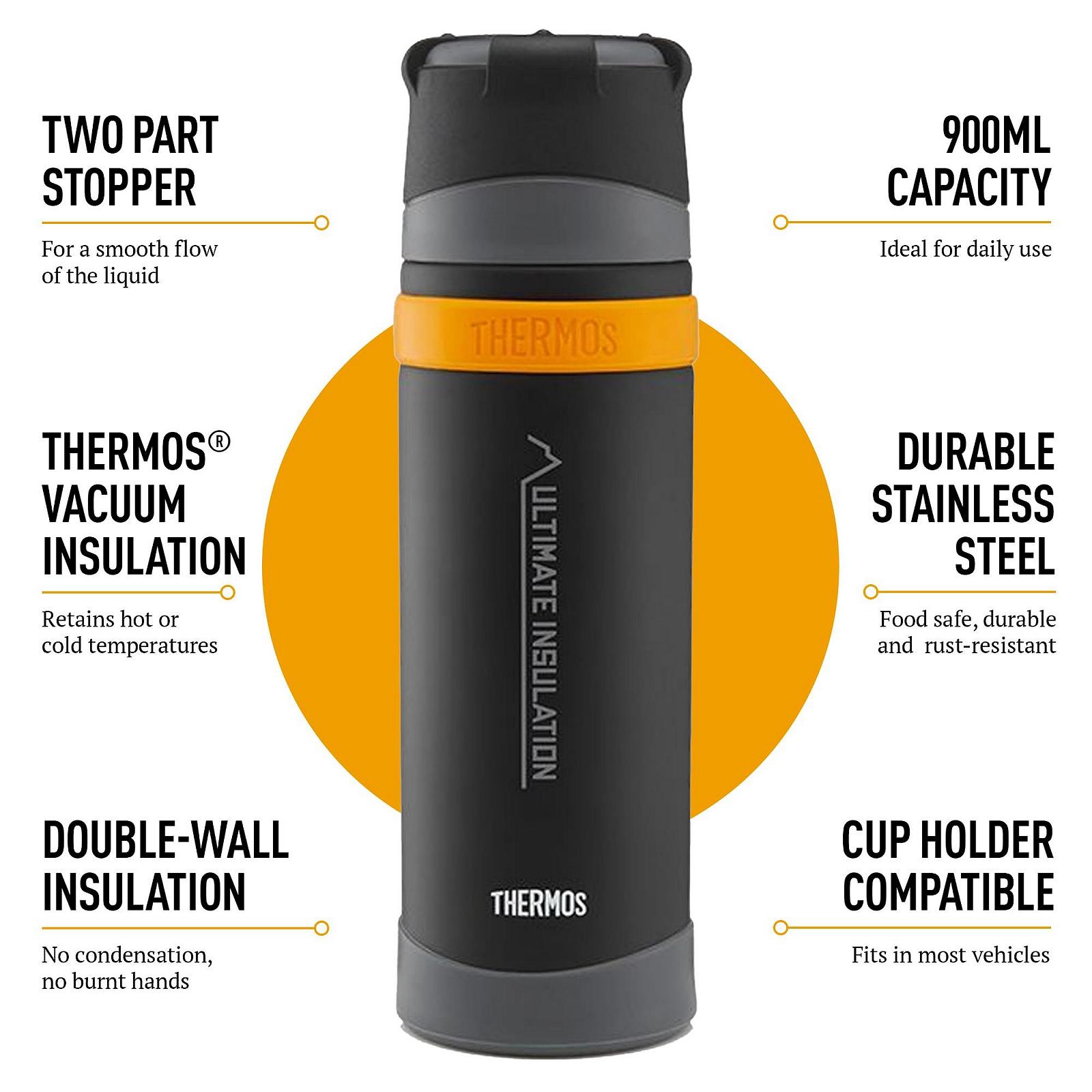 Термос Thermos Ultimate Flask 900 мл Matte Black, фото №2 Термос Thermos Ultimate Flask 900 мл Matte Black, фото №2