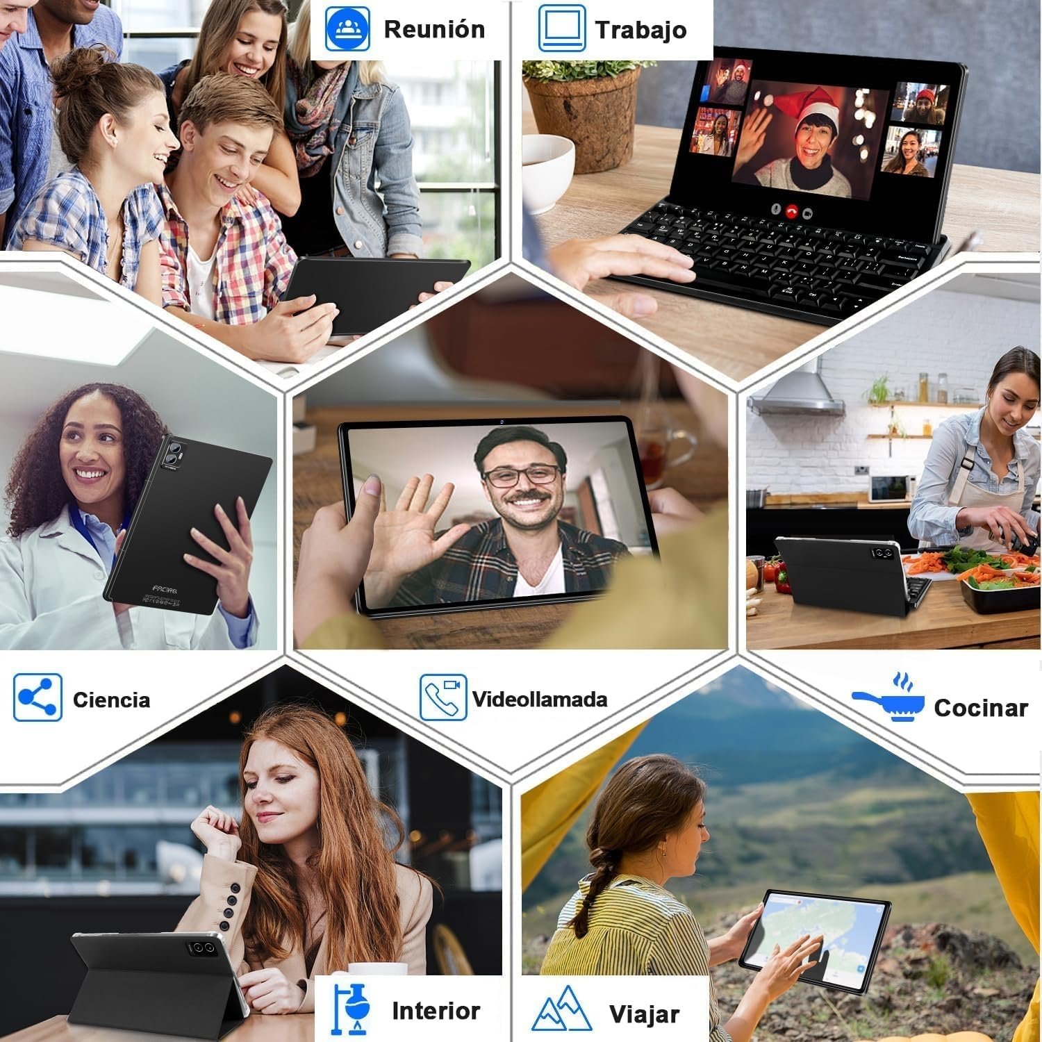 Планшет 10.1" Full HD TYD 109 Pro 8+8/256Gb 4G 2-SIM 8 ядер Android 14 8000 mAh Black, фото №4