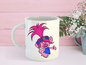 Керамічна чашка з принтом Trolls, 330 мл - Фото 1
