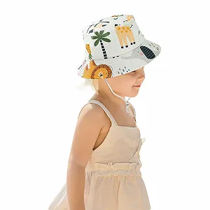 Панама Glücksvogel бавовняна з широкими крисами UPF 50+ та шнурком - Фото 1