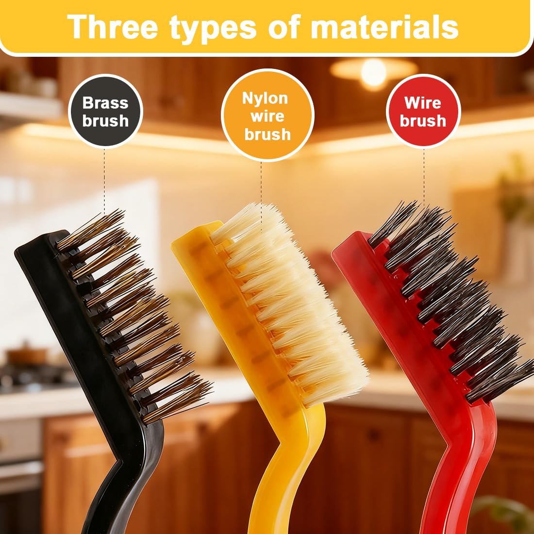 Набор щеток для чистки Grout Brush 1 Set со скребками и угловой щеткой многофункциональный, фото №3 Набор щеток для чистки Grout Brush 1 Set со скребками и угловой щеткой многофункциональный, фото №3
