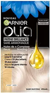 Напівстійка фарба для волосся Garnier Olia Patine Brillance Попелястий блонд - Фото 1