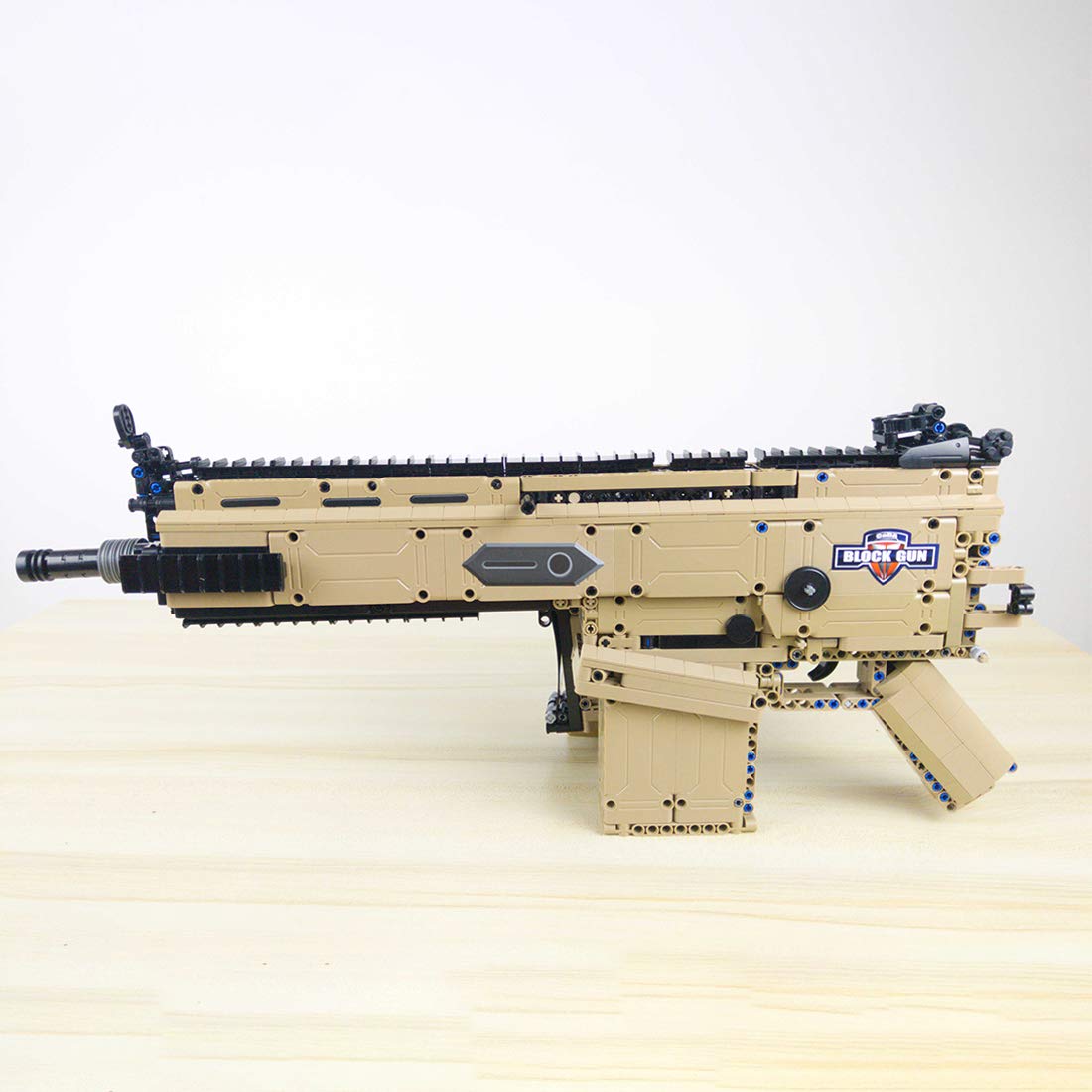 Технологія BGOOD Rifle CADA C81021W 1406 Клемпінгові блоки Стріляюча Scar 17S Модель з Снарядами, фото №7