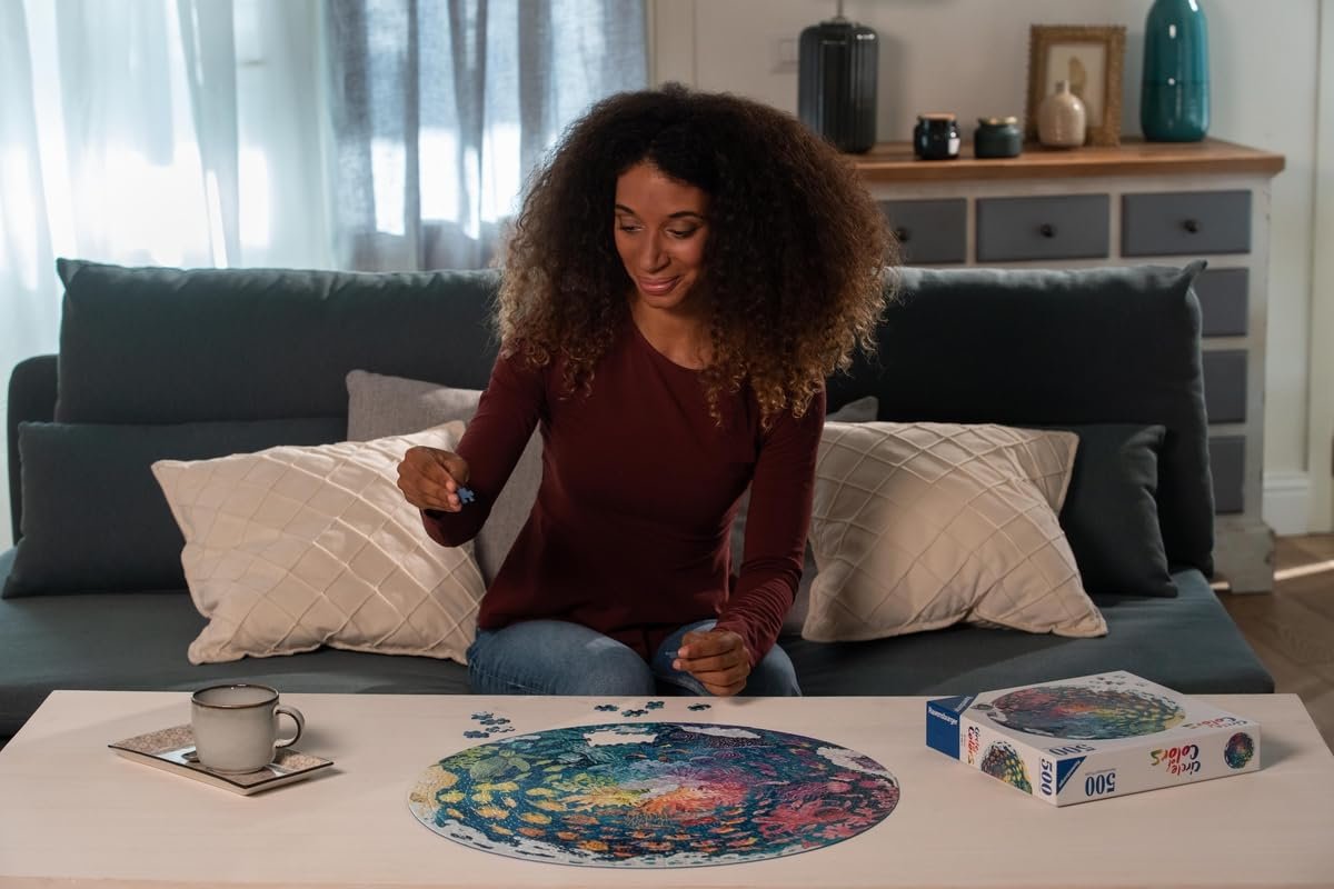 Пазл Ravensburger Circle of Colours Flowers 500 деталей 17167, фото №4