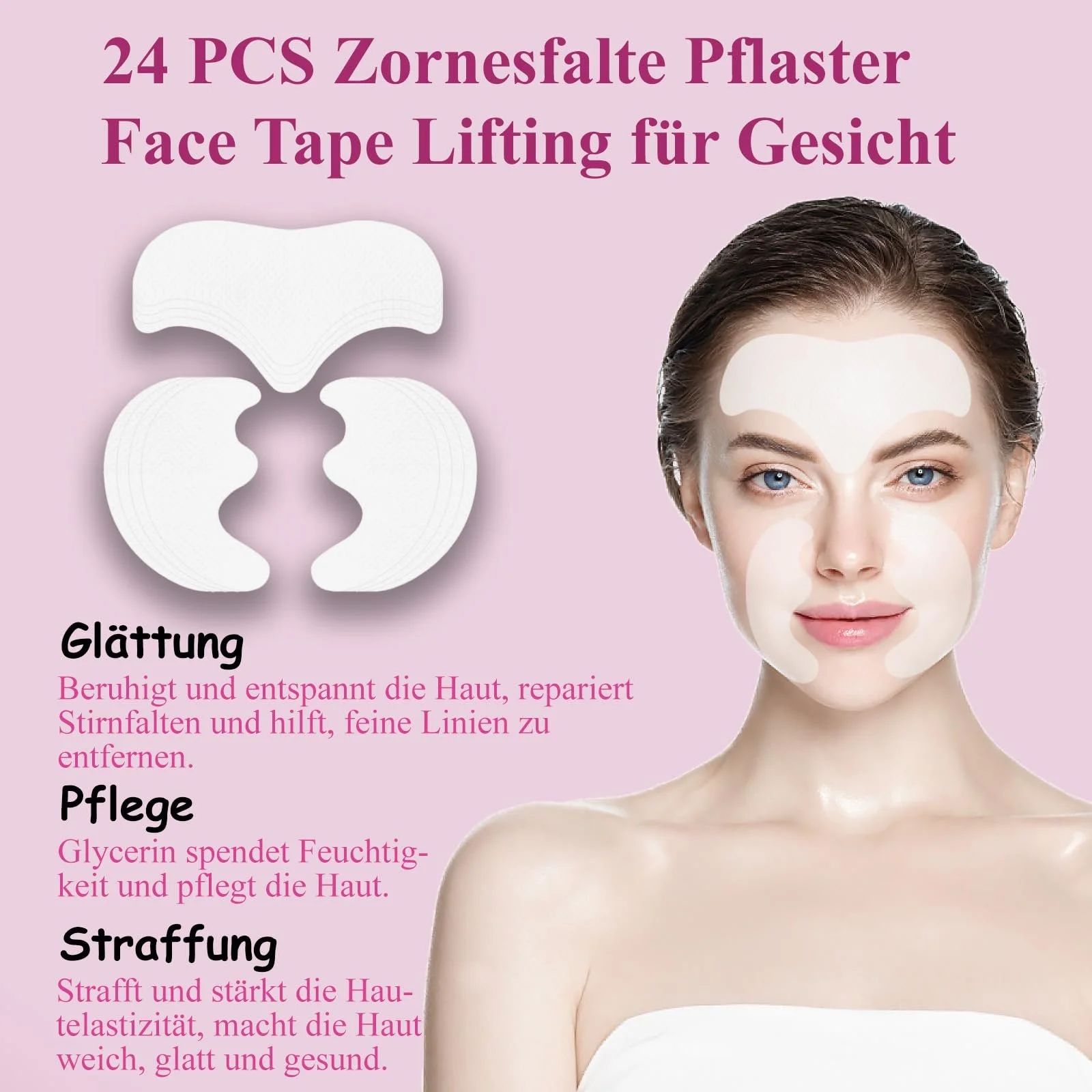 Пластырь Soleneva от морщин, 24 шт., фото №2