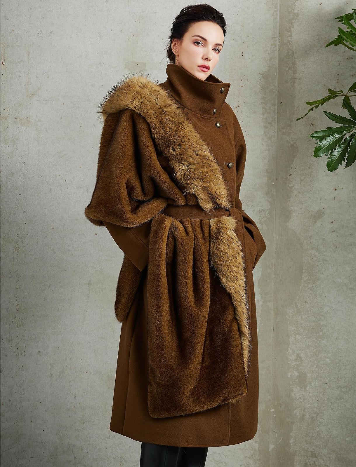 Пальто BEAUTELICATE Шерстяное Длинное, фото №2