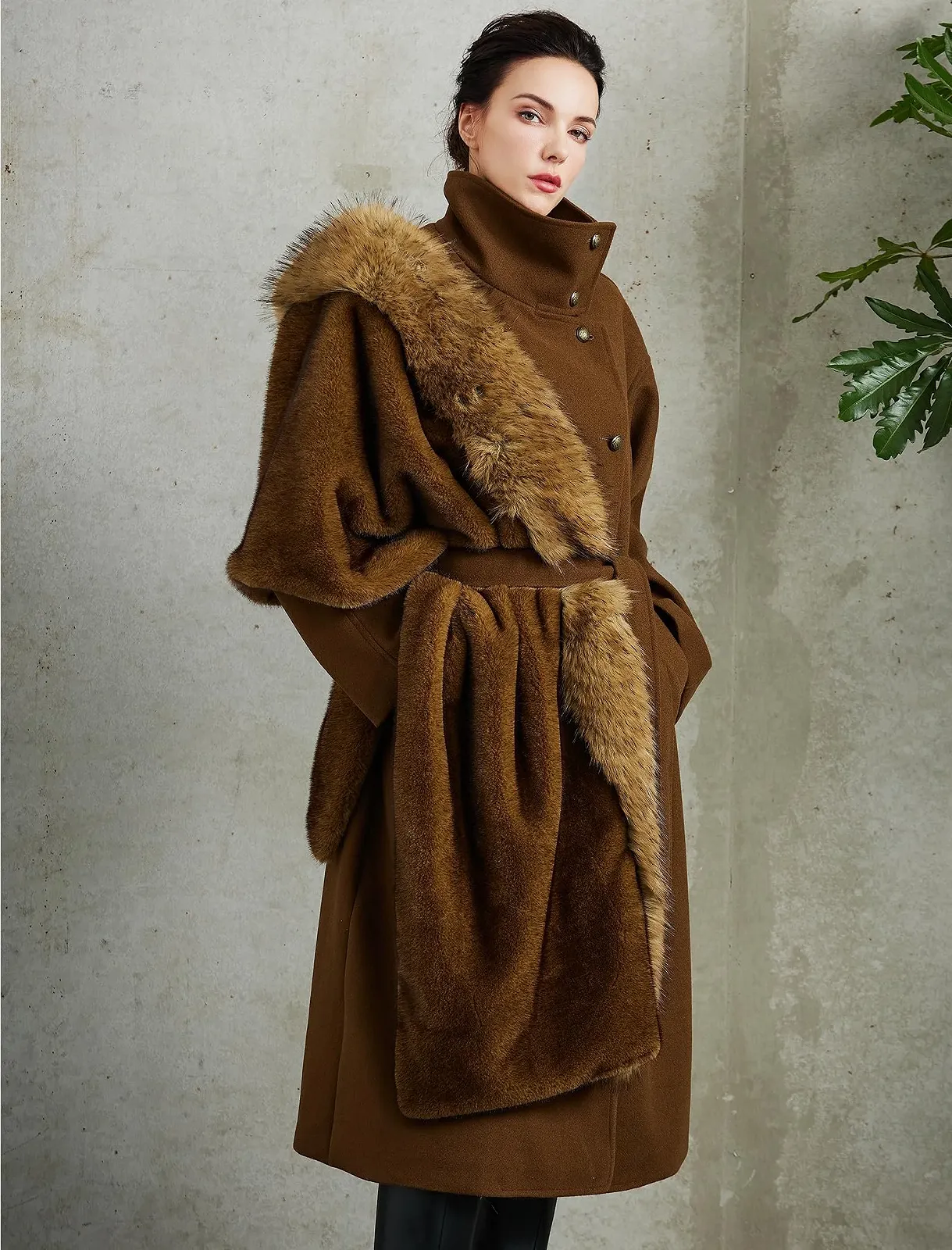 Пальто BEAUTELICATE Шерстяное Длинное, фото №2