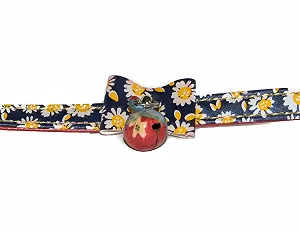 Ошейник Summer Puss Safety с бантиком и колокольчиком Черный - Фото 1